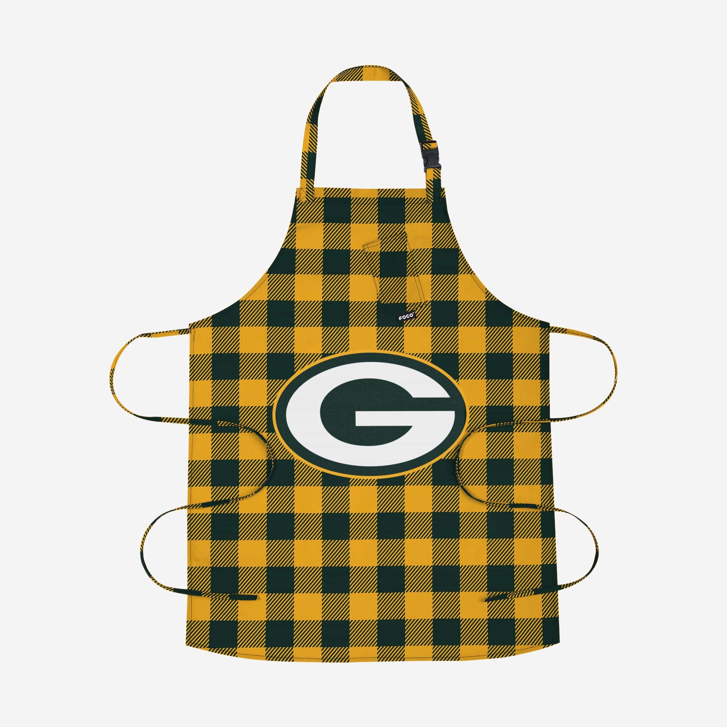 Green Bay Packers Plaid Apron