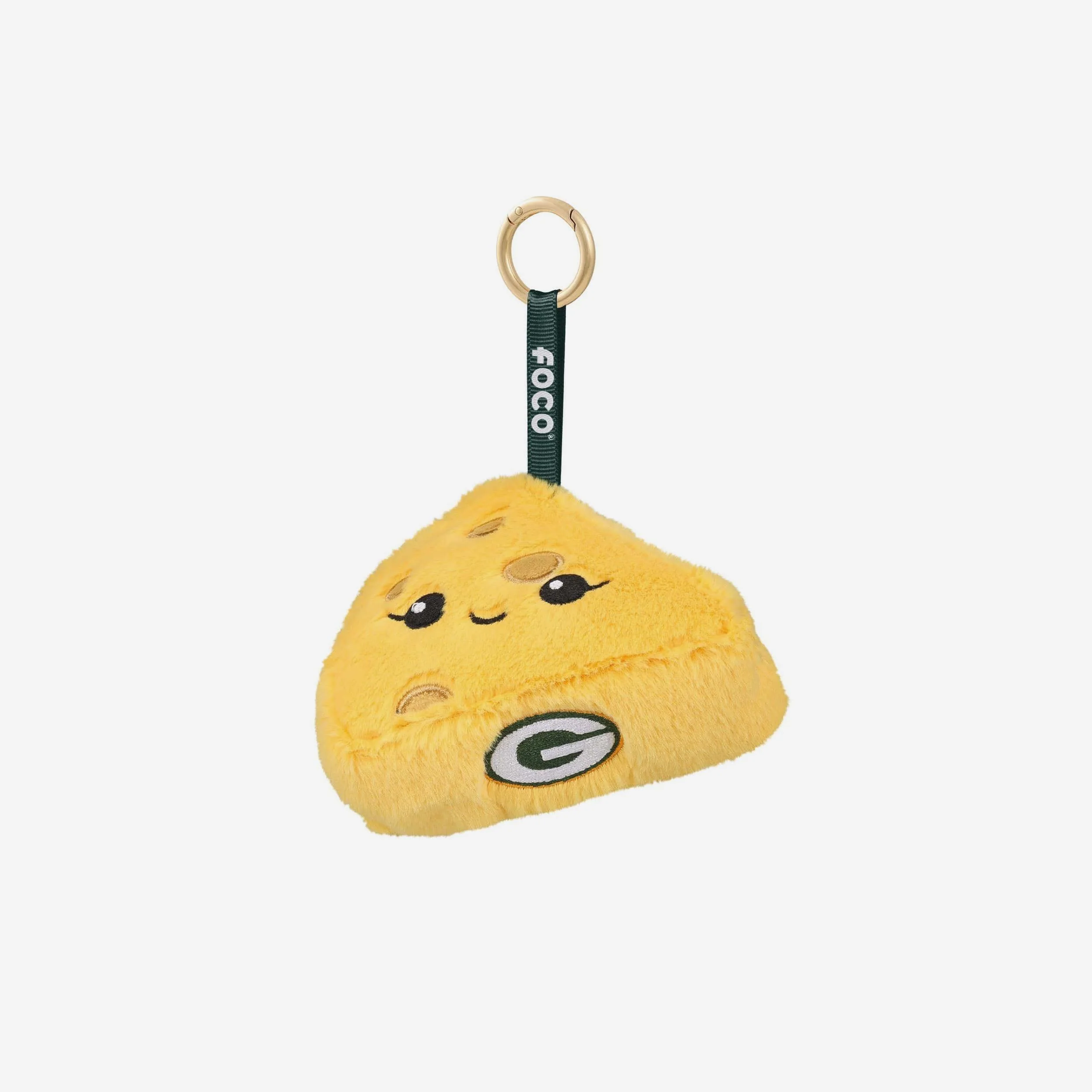 Green Bay Packers Plush Food Bag Charm Keychain - Image 3