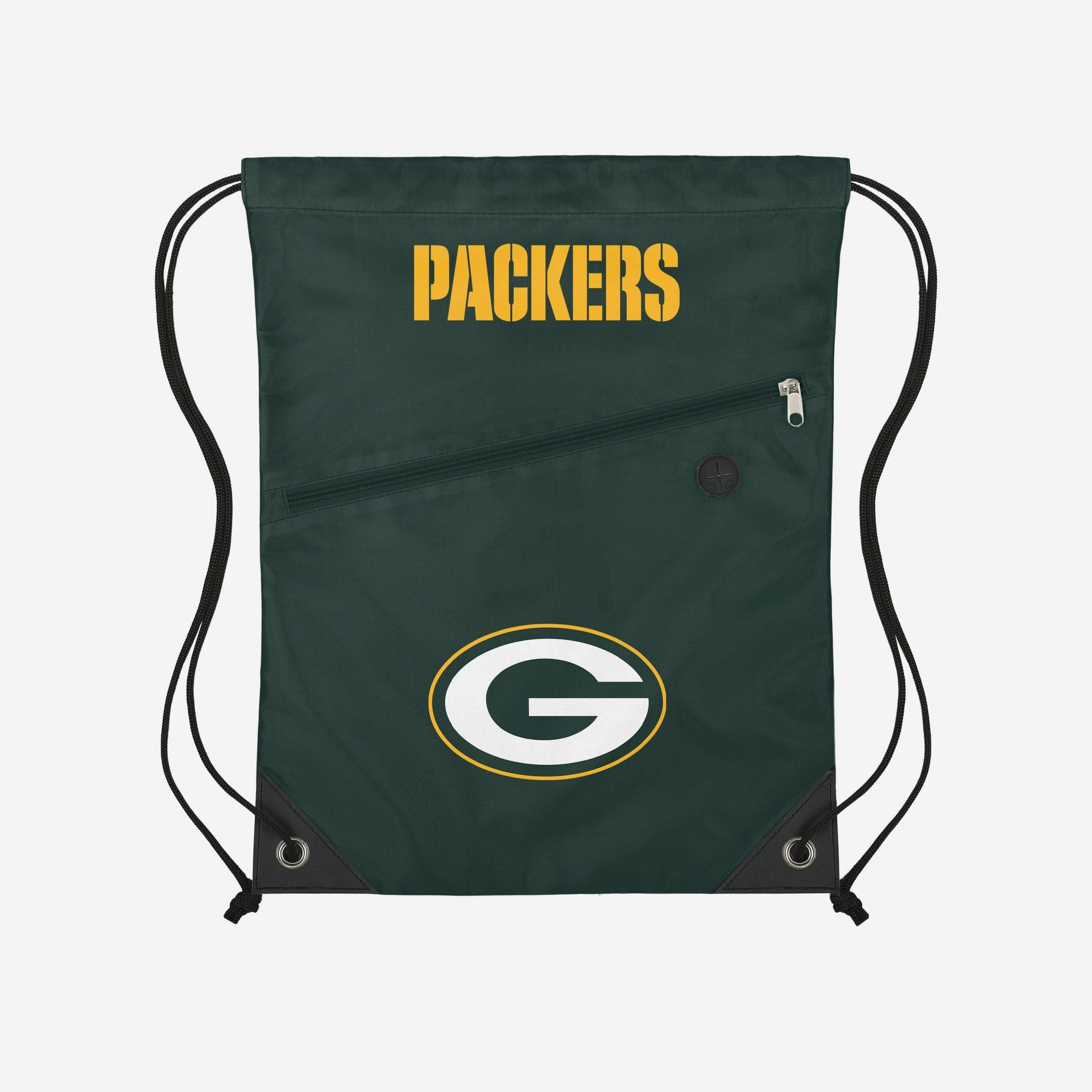 Green Bay Packers Pocket Drawstring Backpack - Image 2
