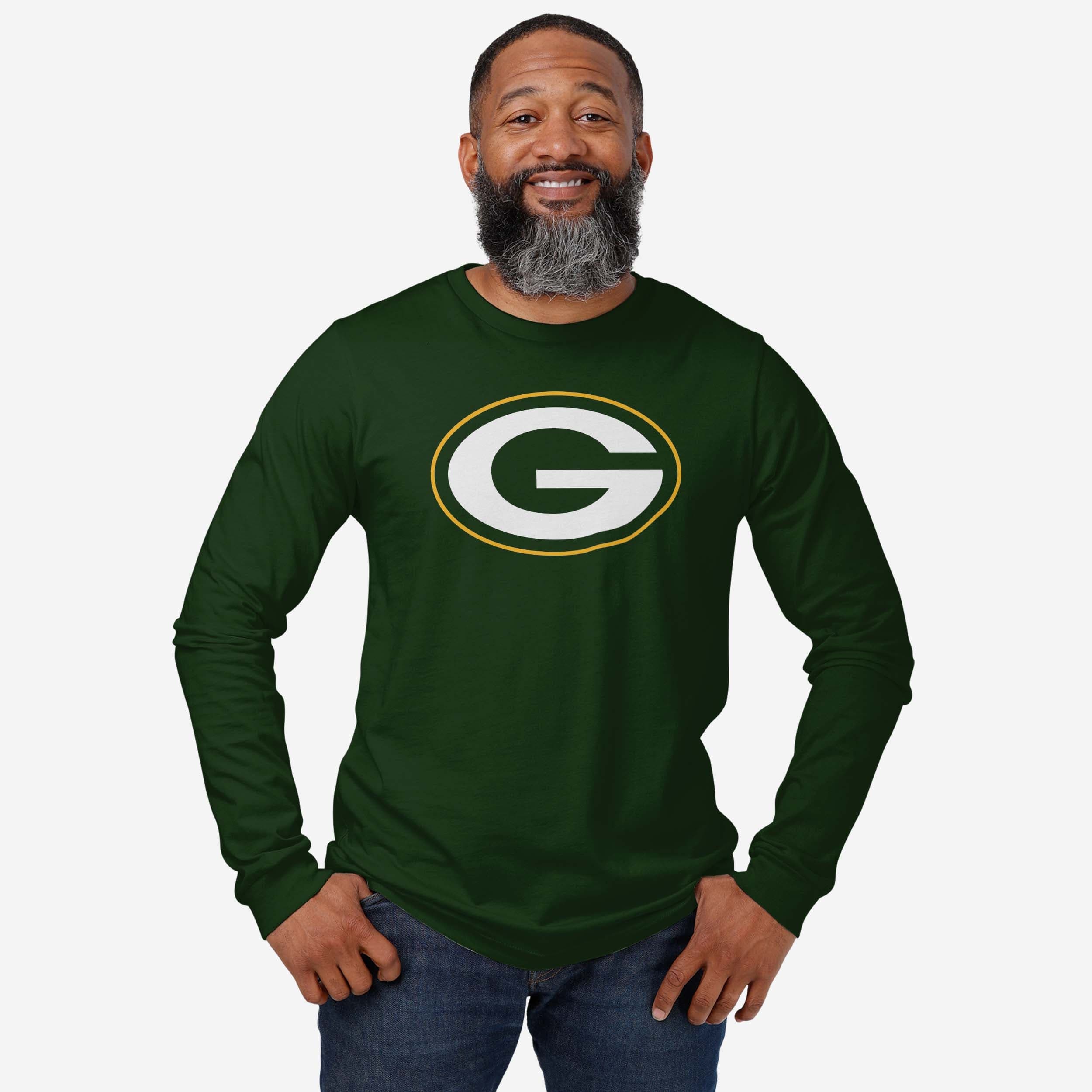Green Bay Packers Primary Logo Long Sleeve T-Shirt - Image 2
