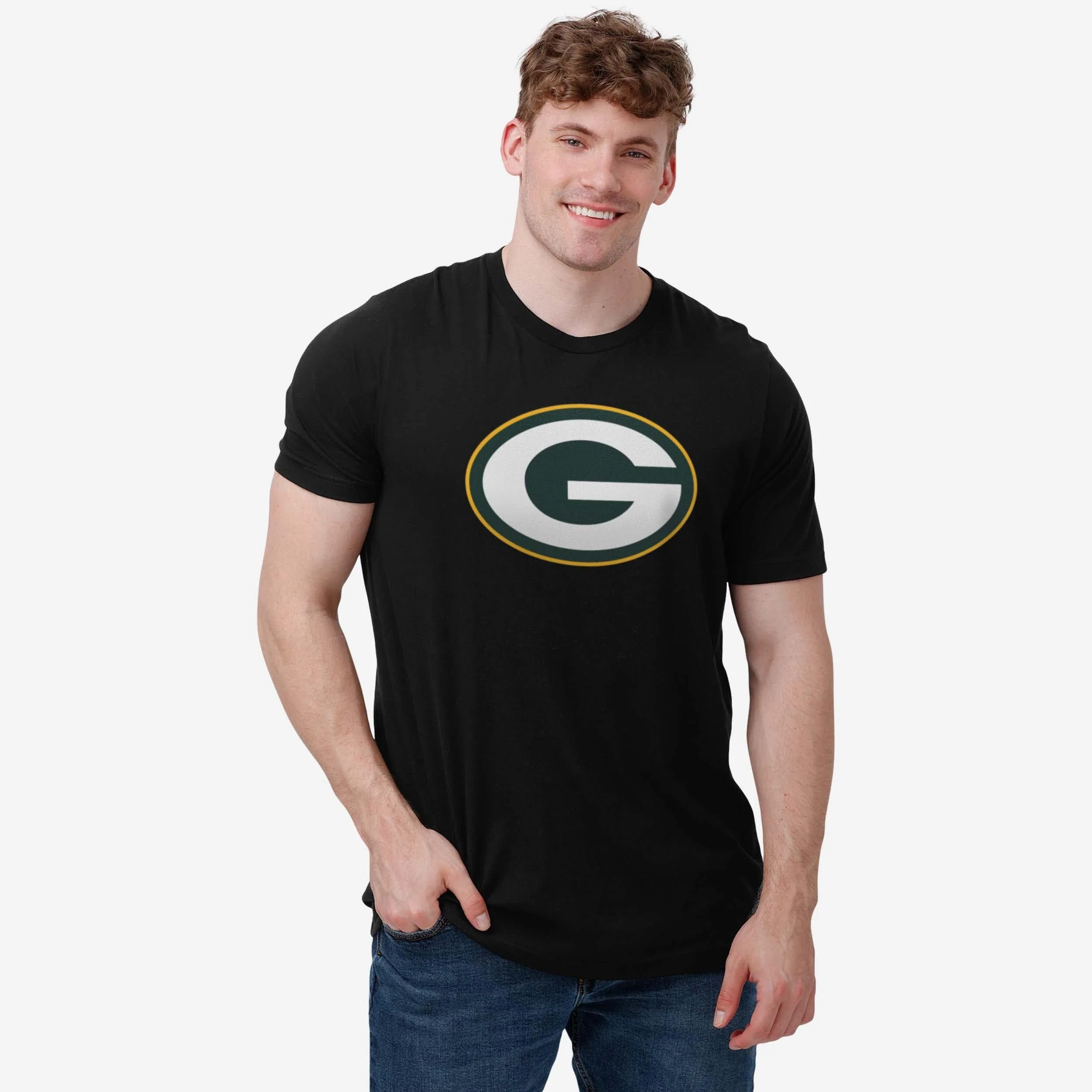 Green Bay Packers Primary Logo T-Shirt - Image 14