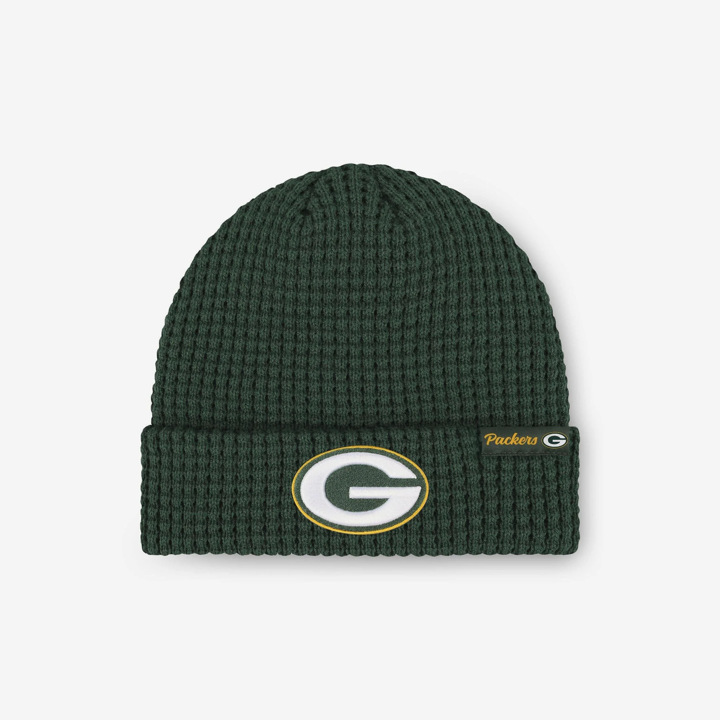 Green Bay Packers Primary Logo Waffle Beanie