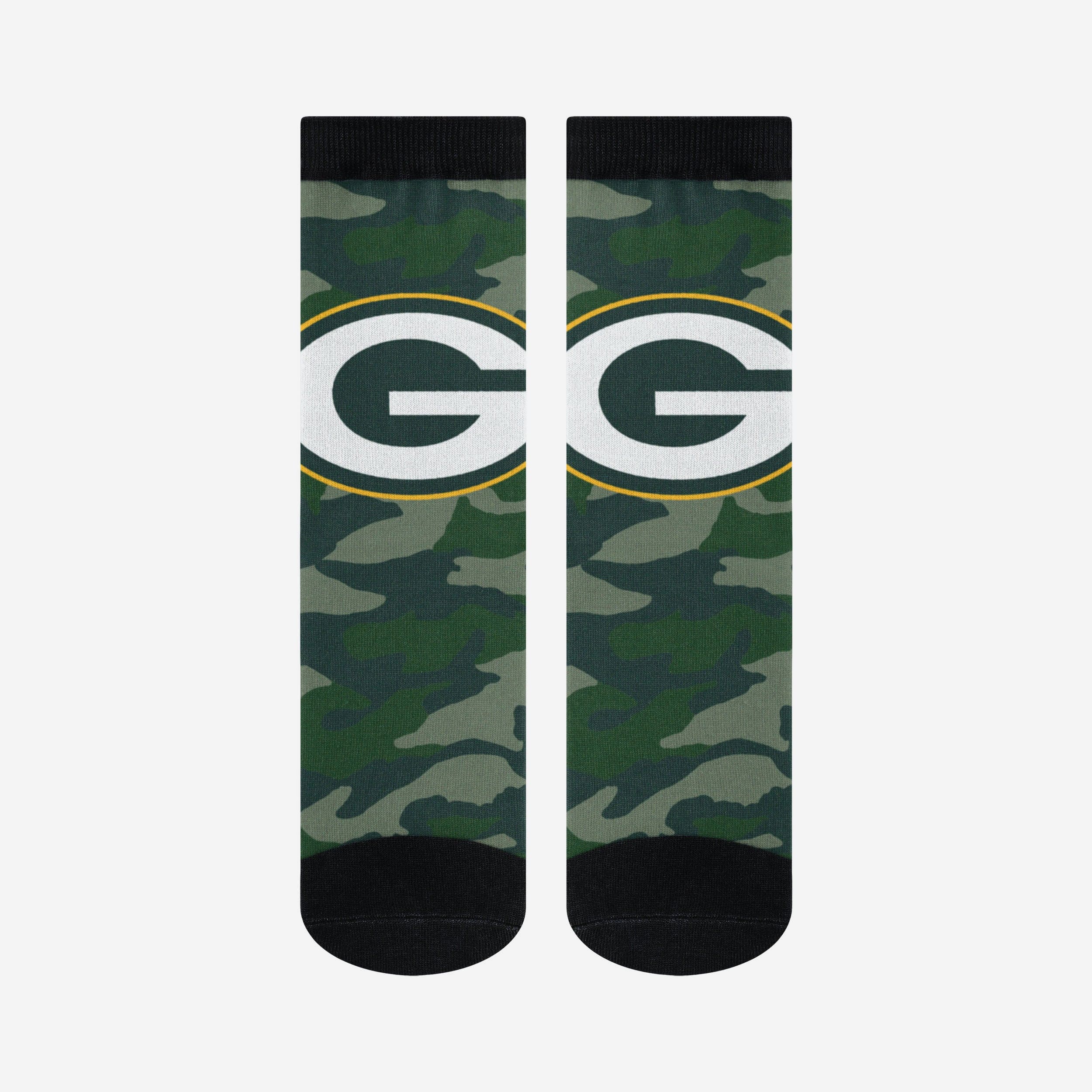 Green Bay Packers Printed Camo Socks - Image 3