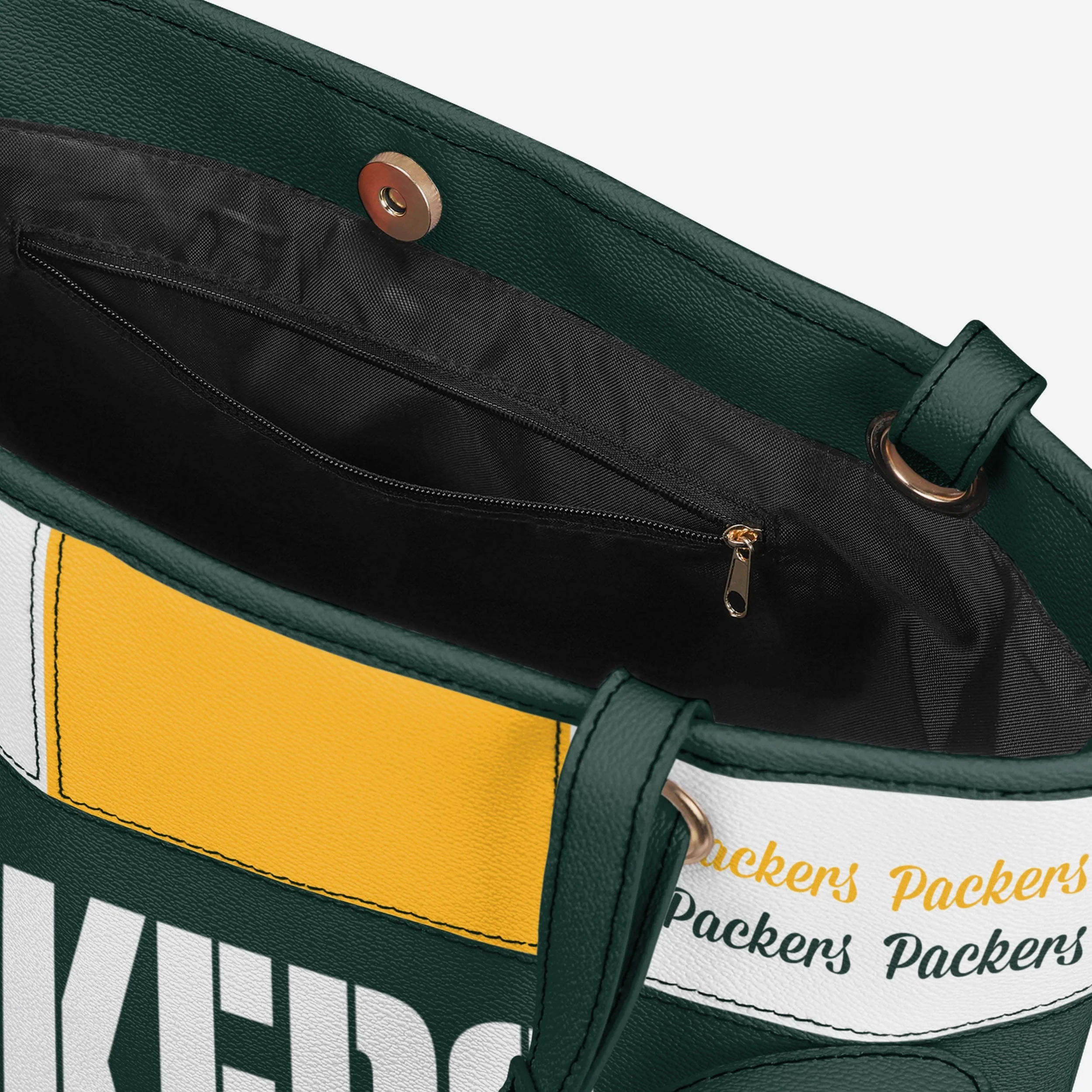 Green Bay Packers Printed Collage Tote - Image 4