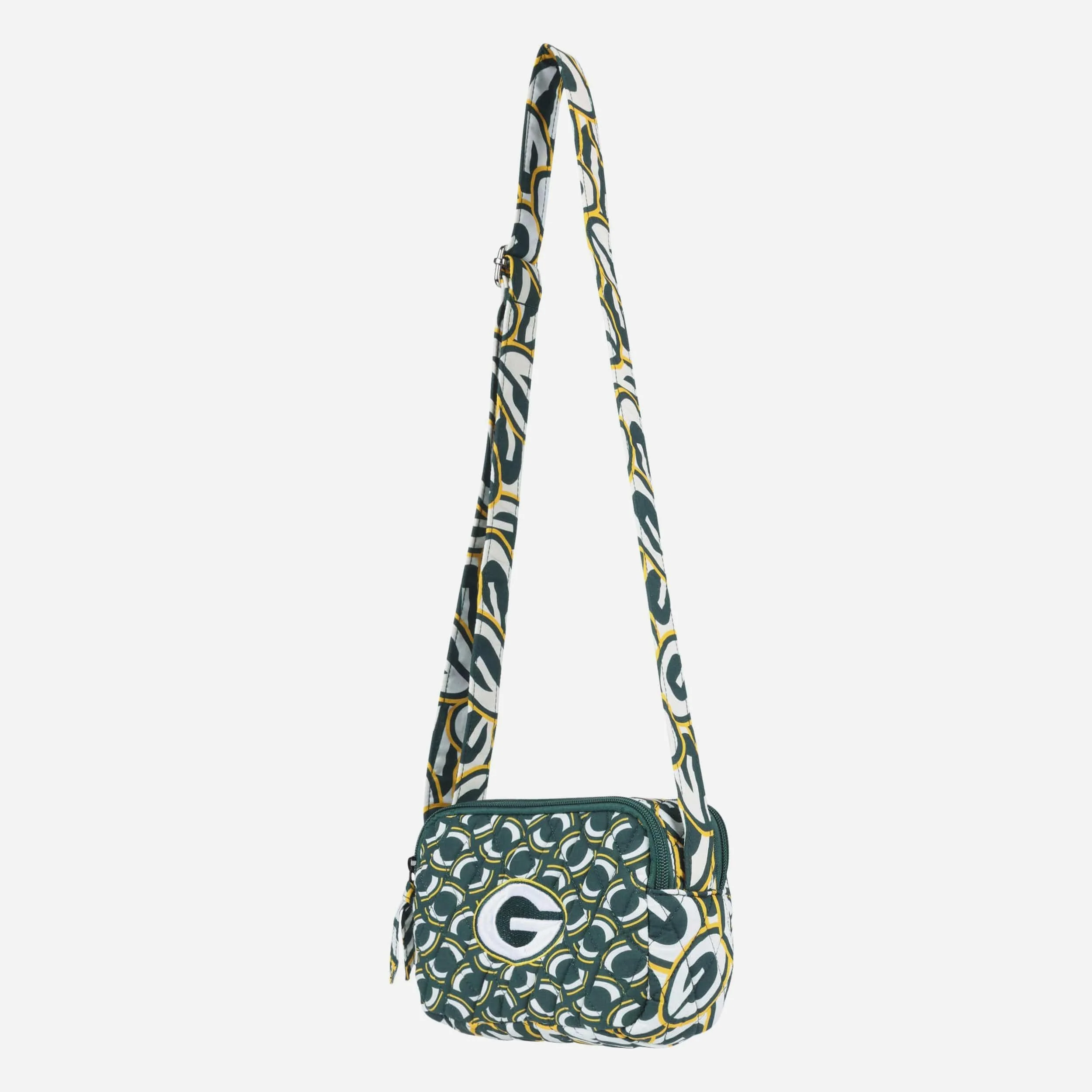 Green Bay Packers Quilted Crossbody Bag - Image 3