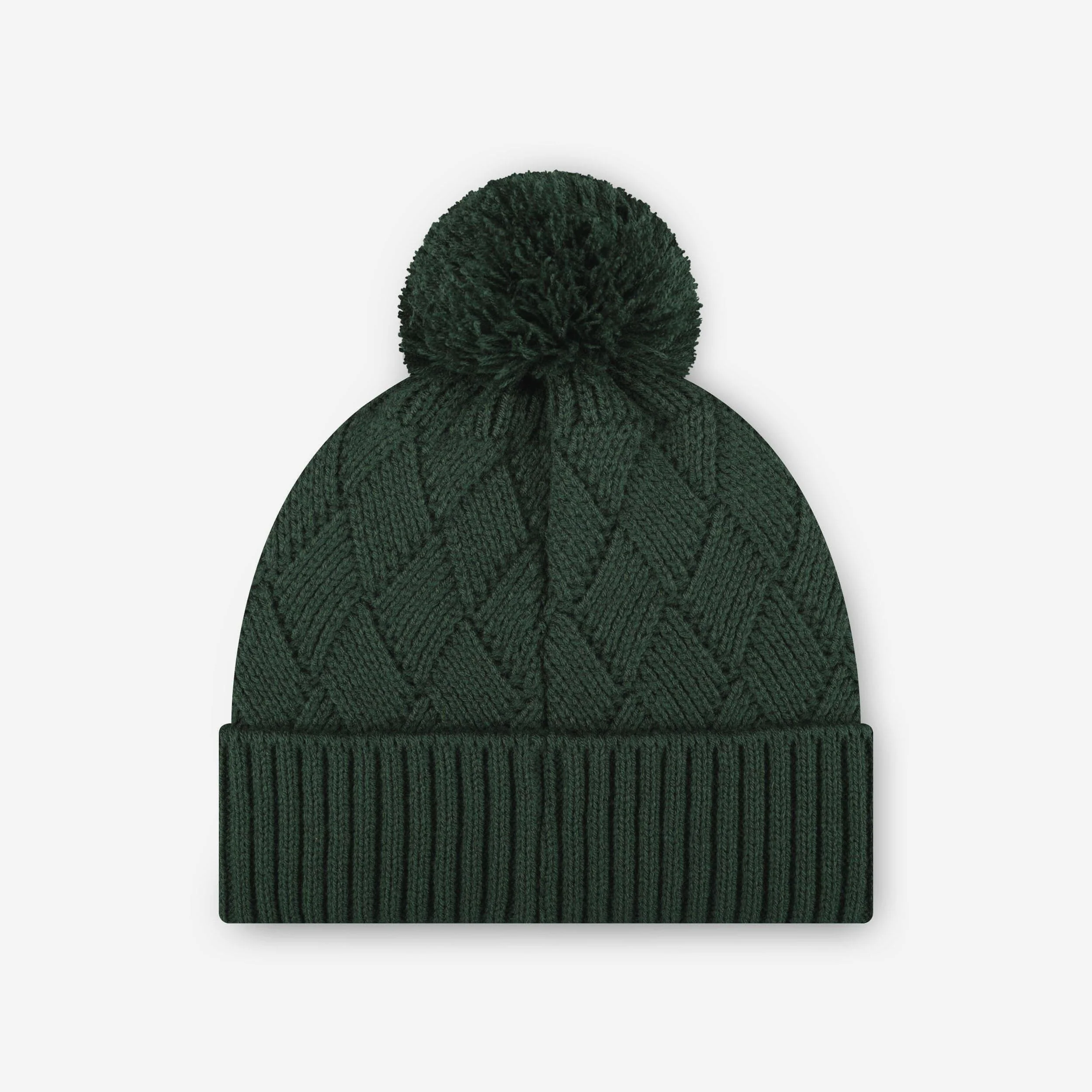 Green Bay Packers Rhinestone Primary Logo Criss Cross Beanie - Image 2