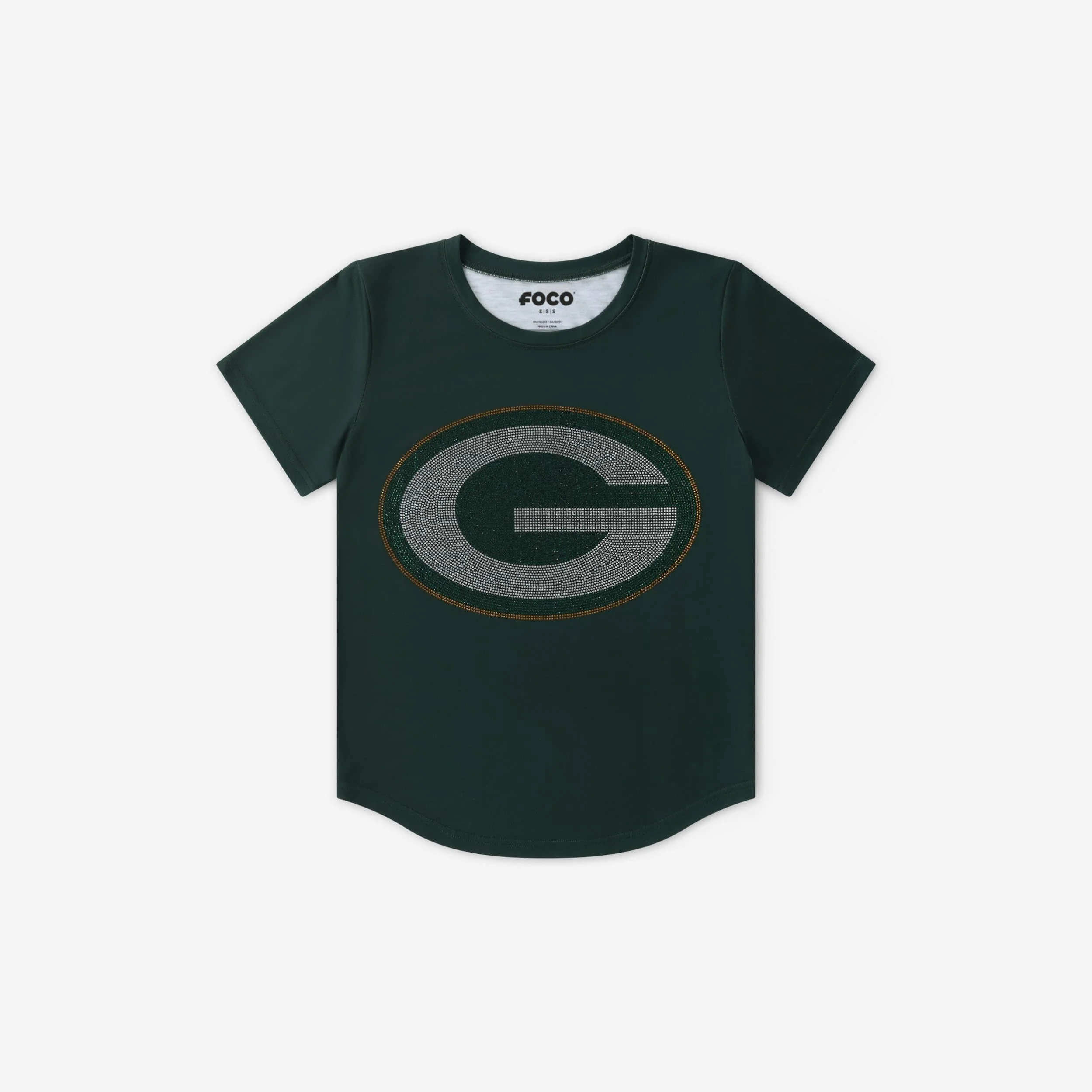 Green Bay Packers Rhinestone Tunic Top - Image 4