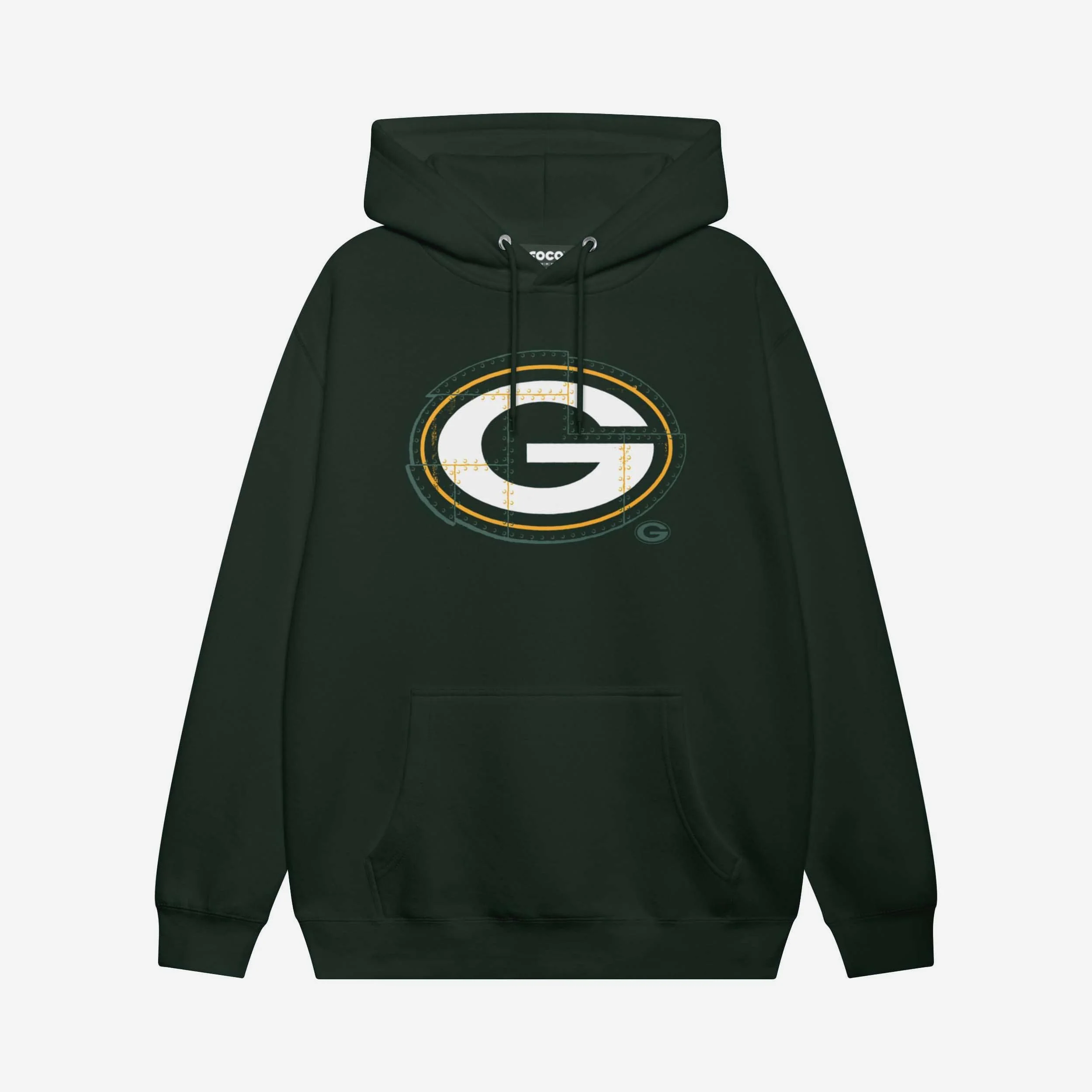 Green Bay Packers Rivet Logo Hoodie