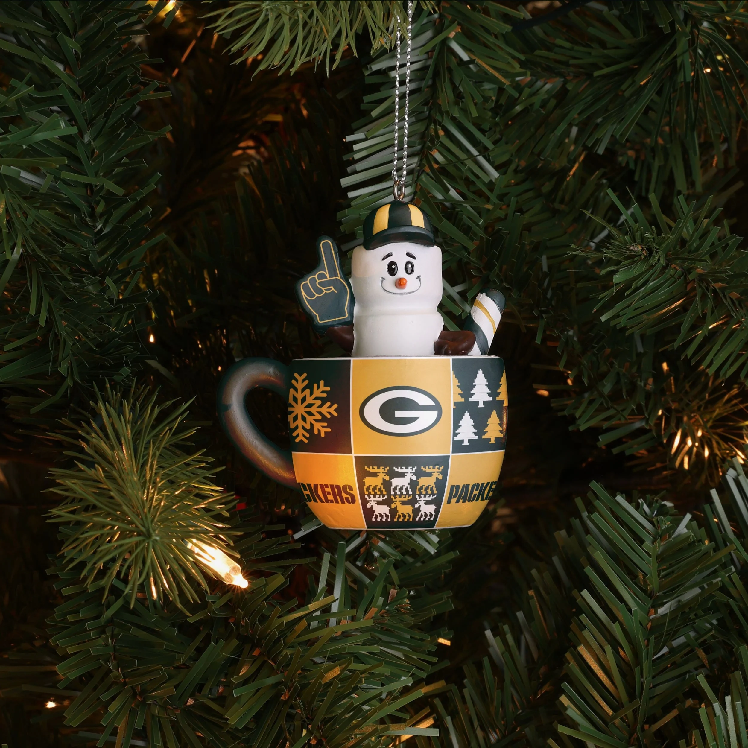 Green Bay Packers Smores Mug Ornament - Image 2
