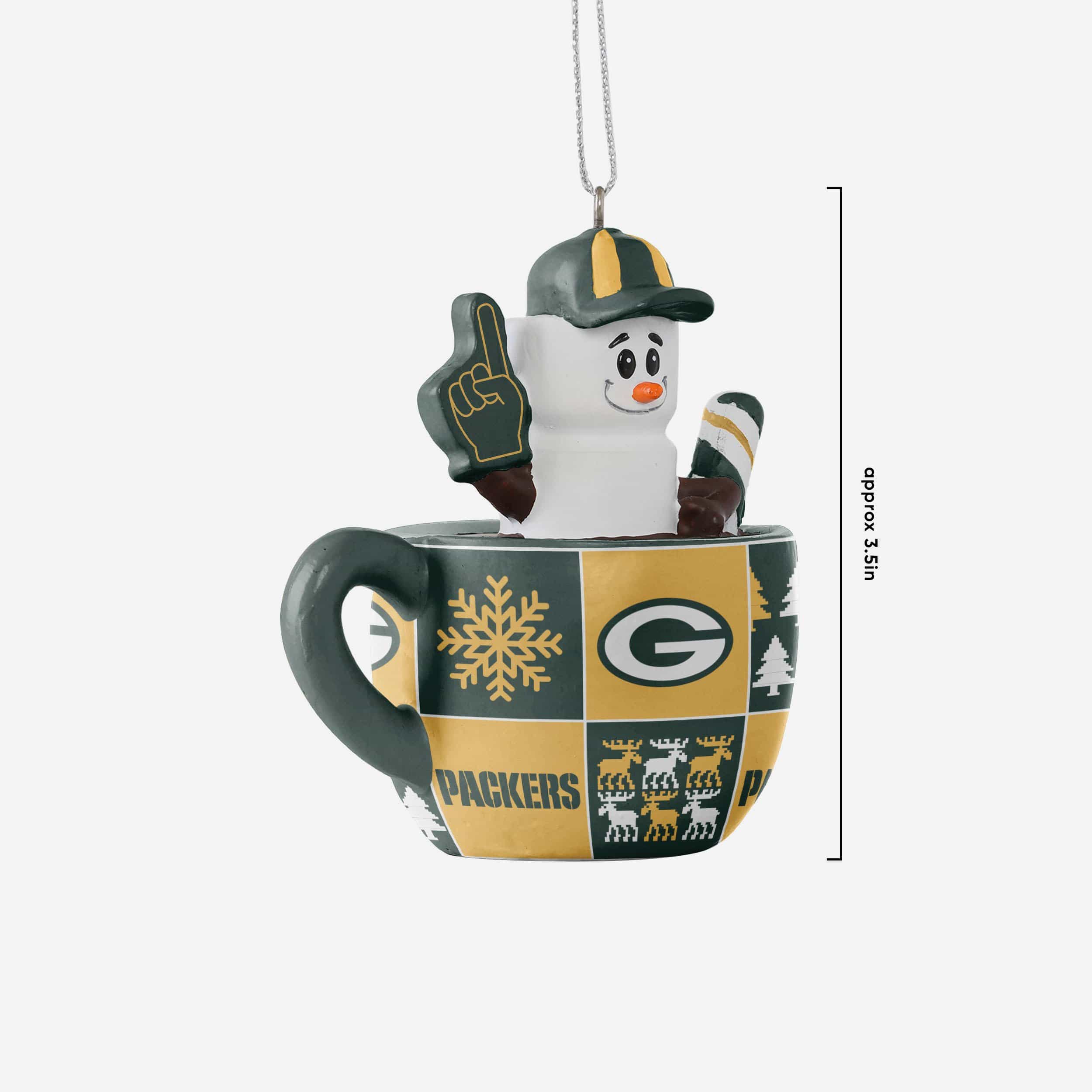 Green Bay Packers Smores Mug Ornament - Image 3