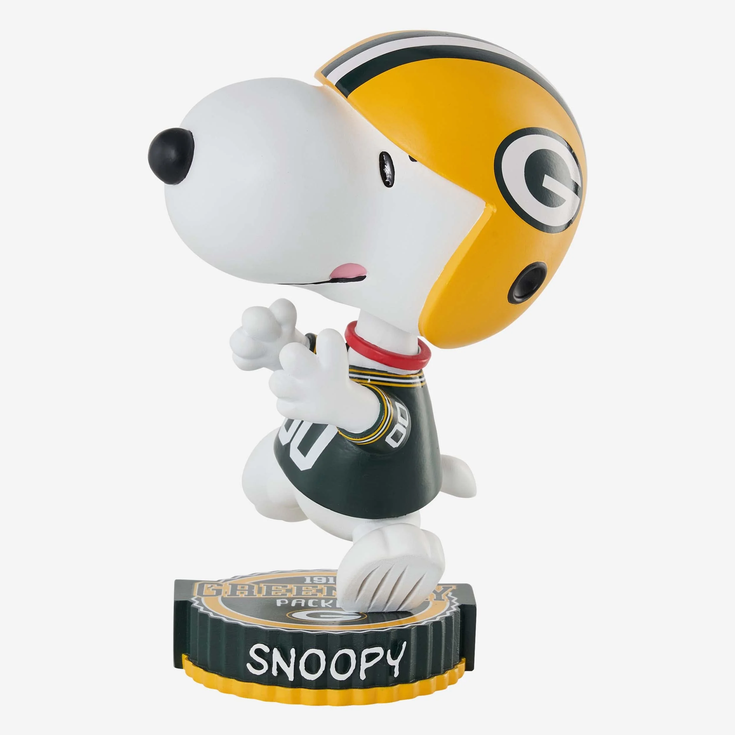 Green Bay Packers Snoopy Peanuts Bighead Bobblehead
