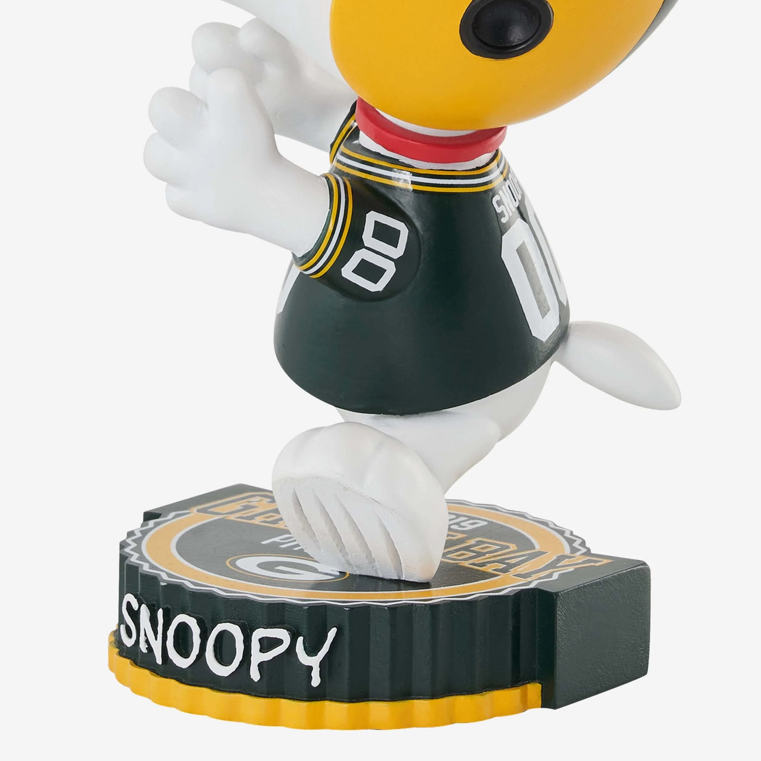 Green Bay Packers Snoopy Peanuts Bighead Bobblehead - Image 3