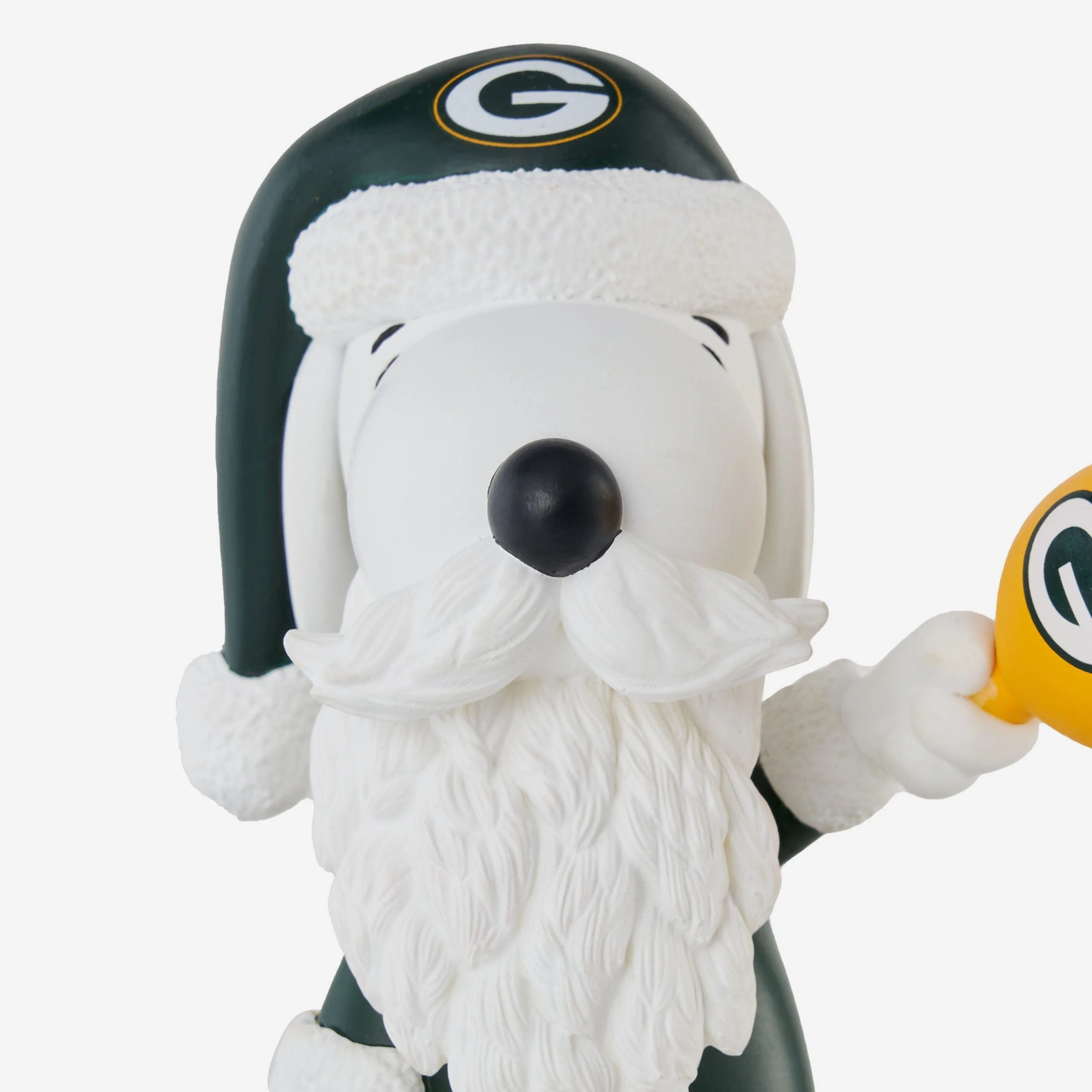 Green Bay Packers Snoopy & Woodstock Peanuts Christmas Special Bobblehead - Image 2