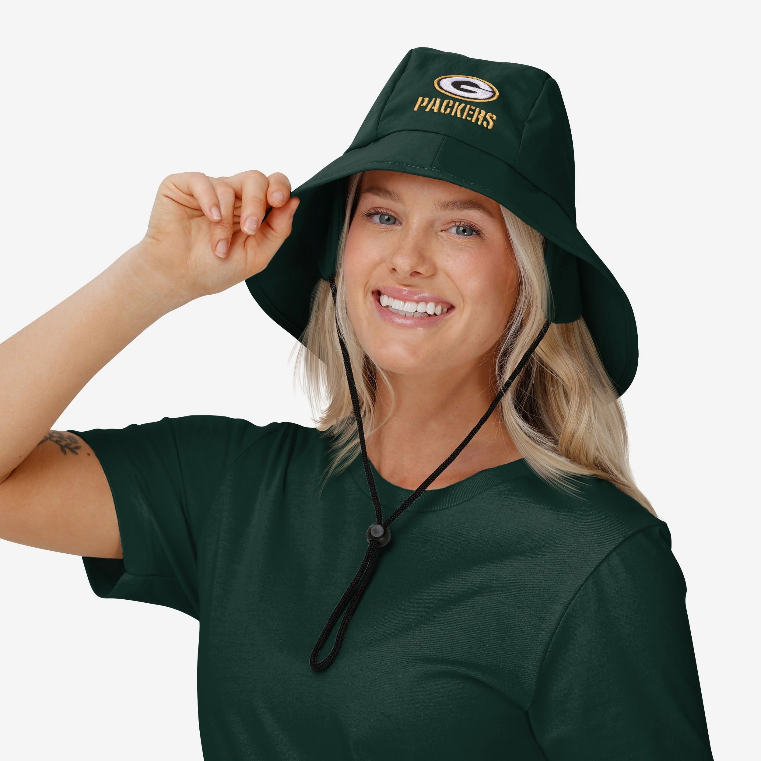 Green Bay Packers Solid Fisherman Hat - Image 2