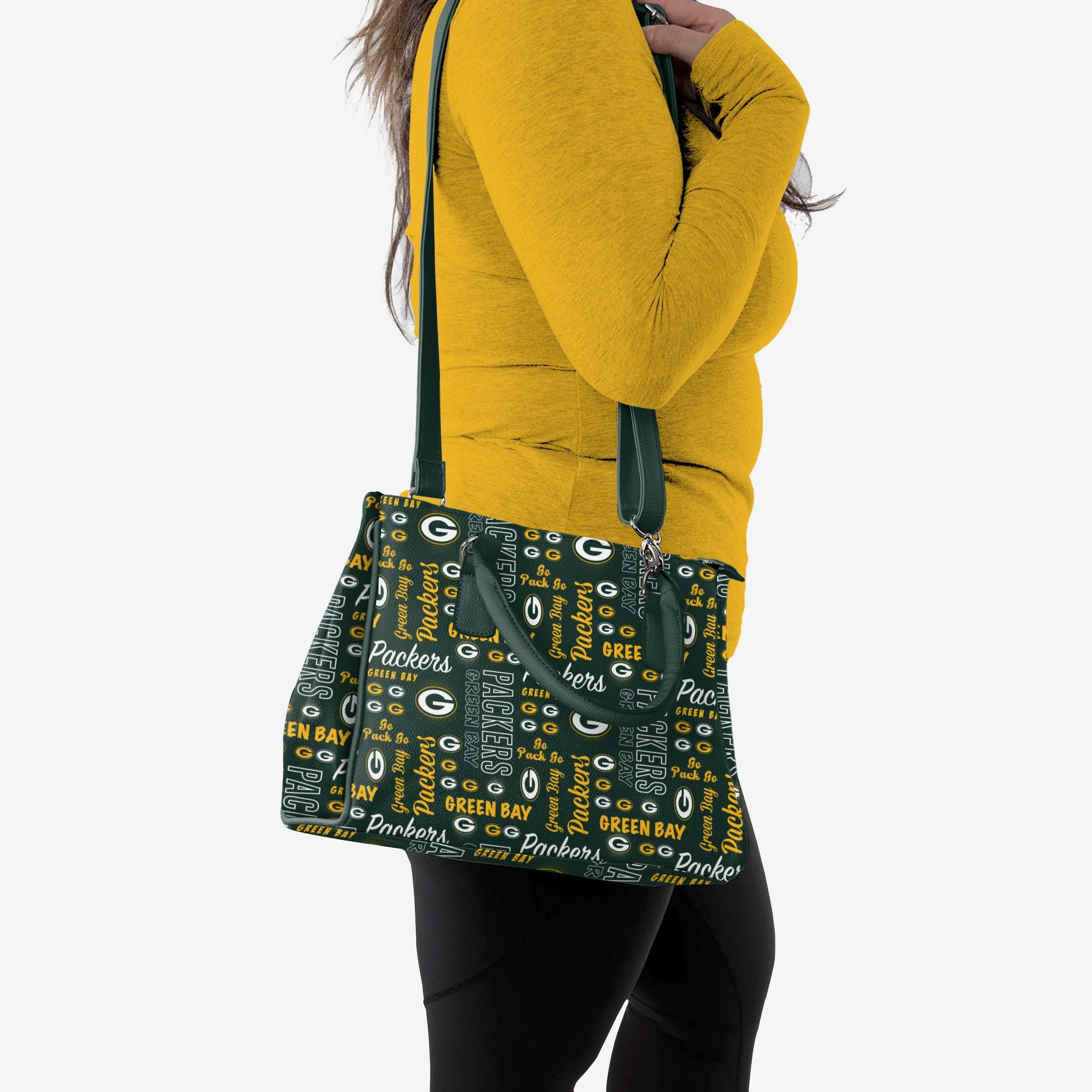 Green Bay Packers Spirited Style Printed Collection Purse - Image 2