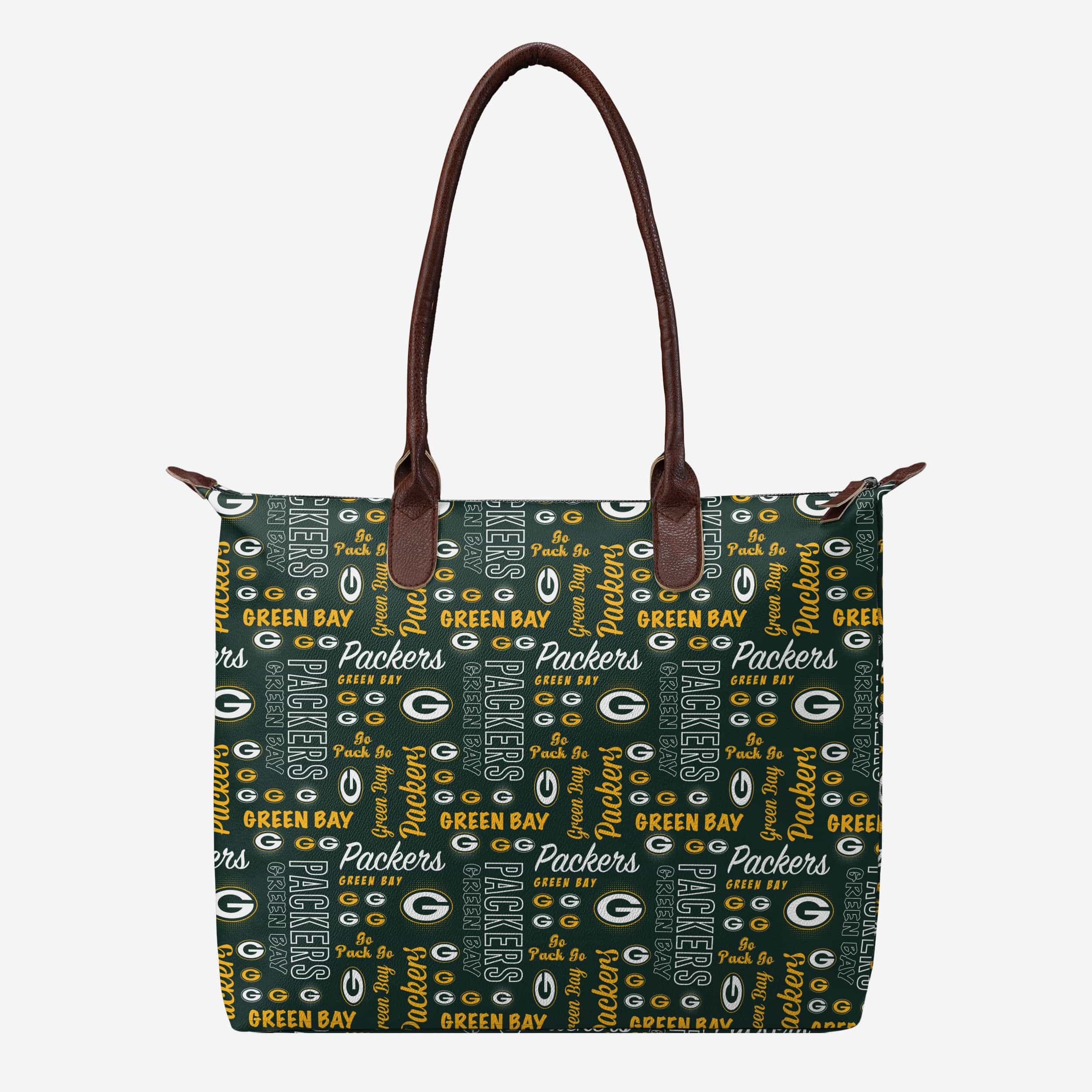Green Bay Packers Spirited Style Printed Collection Tote Bag