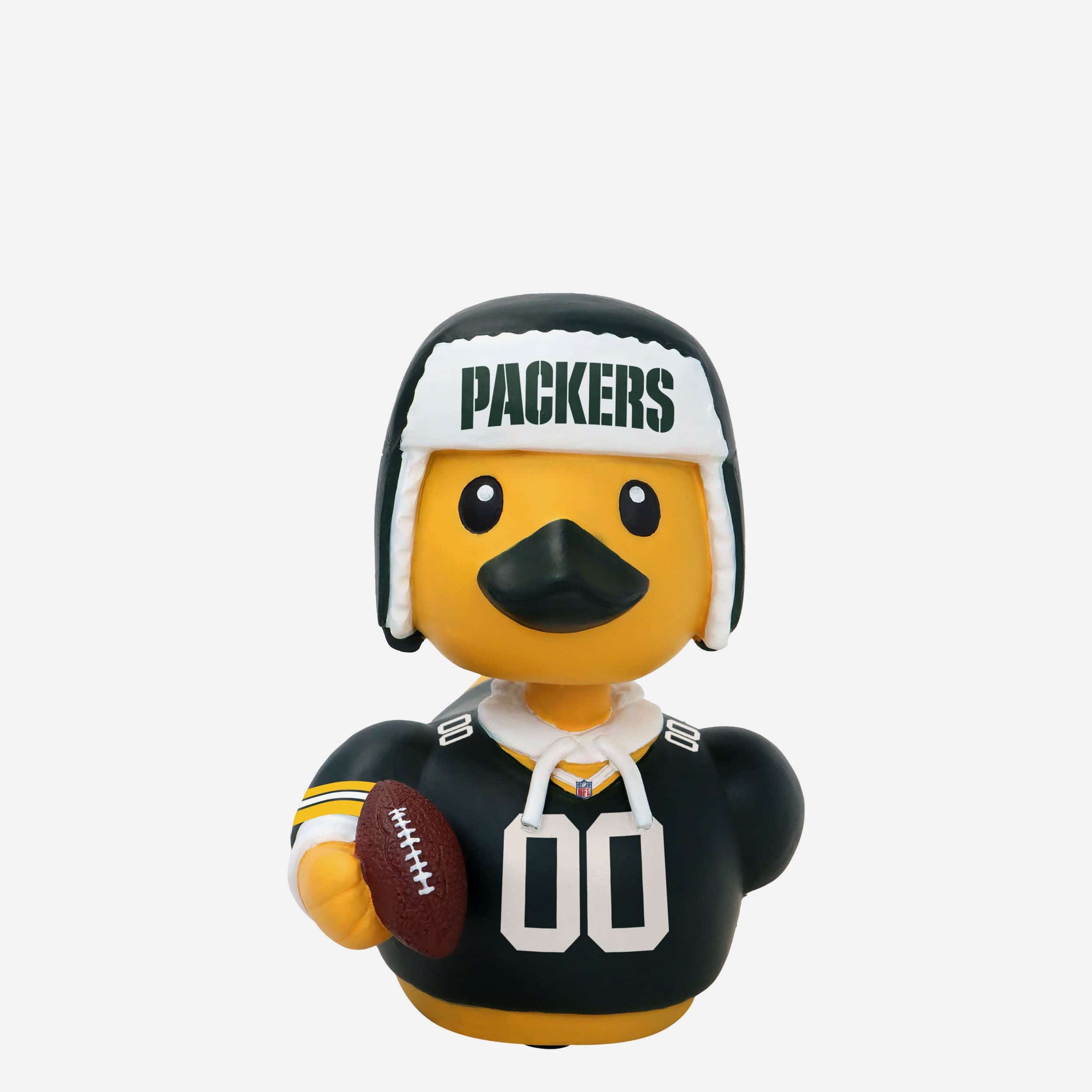 Green Bay Packers Superfan Bobble Duck Mini Bobblehead
