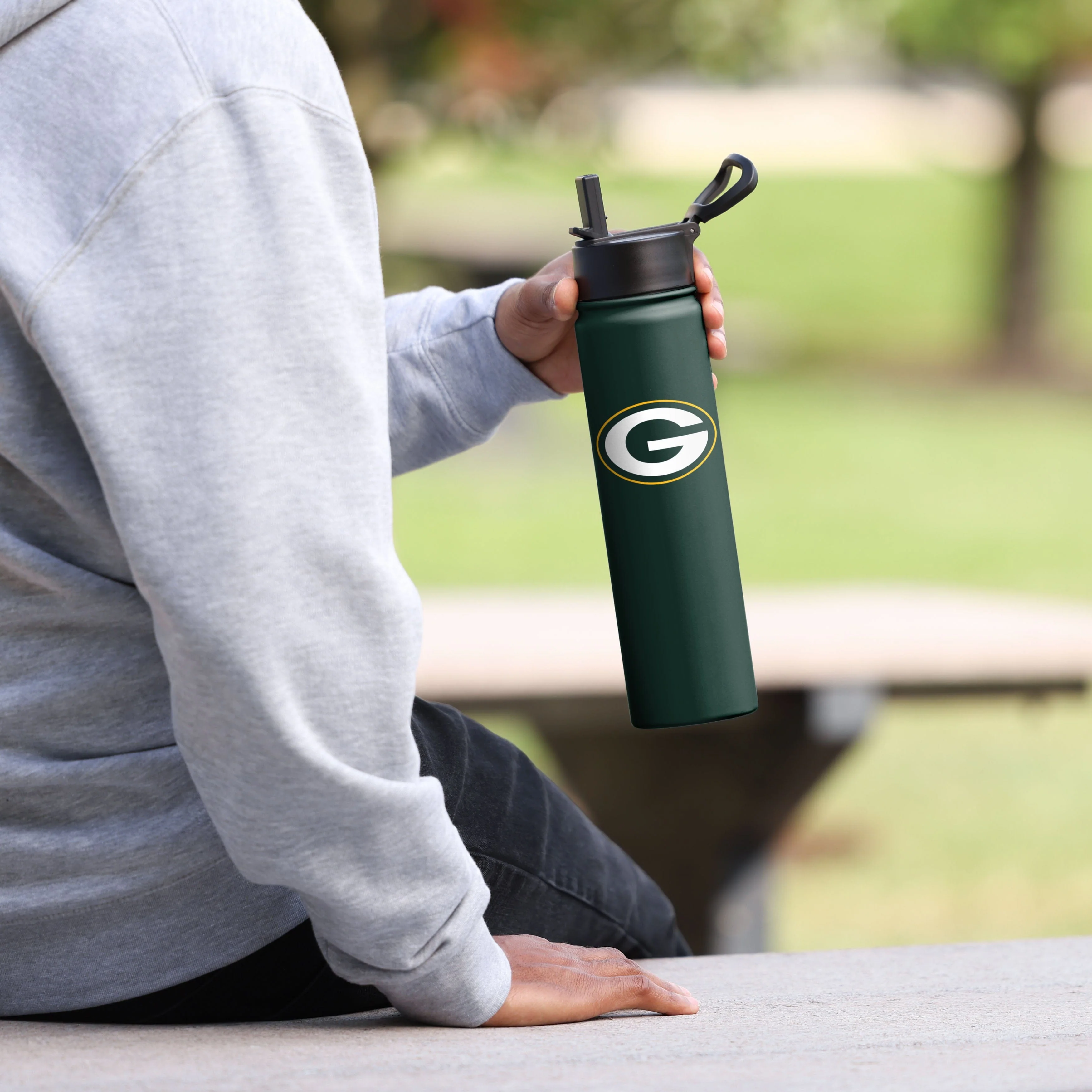 Green Bay Packers Team Color Insulated Bottle - Image 4