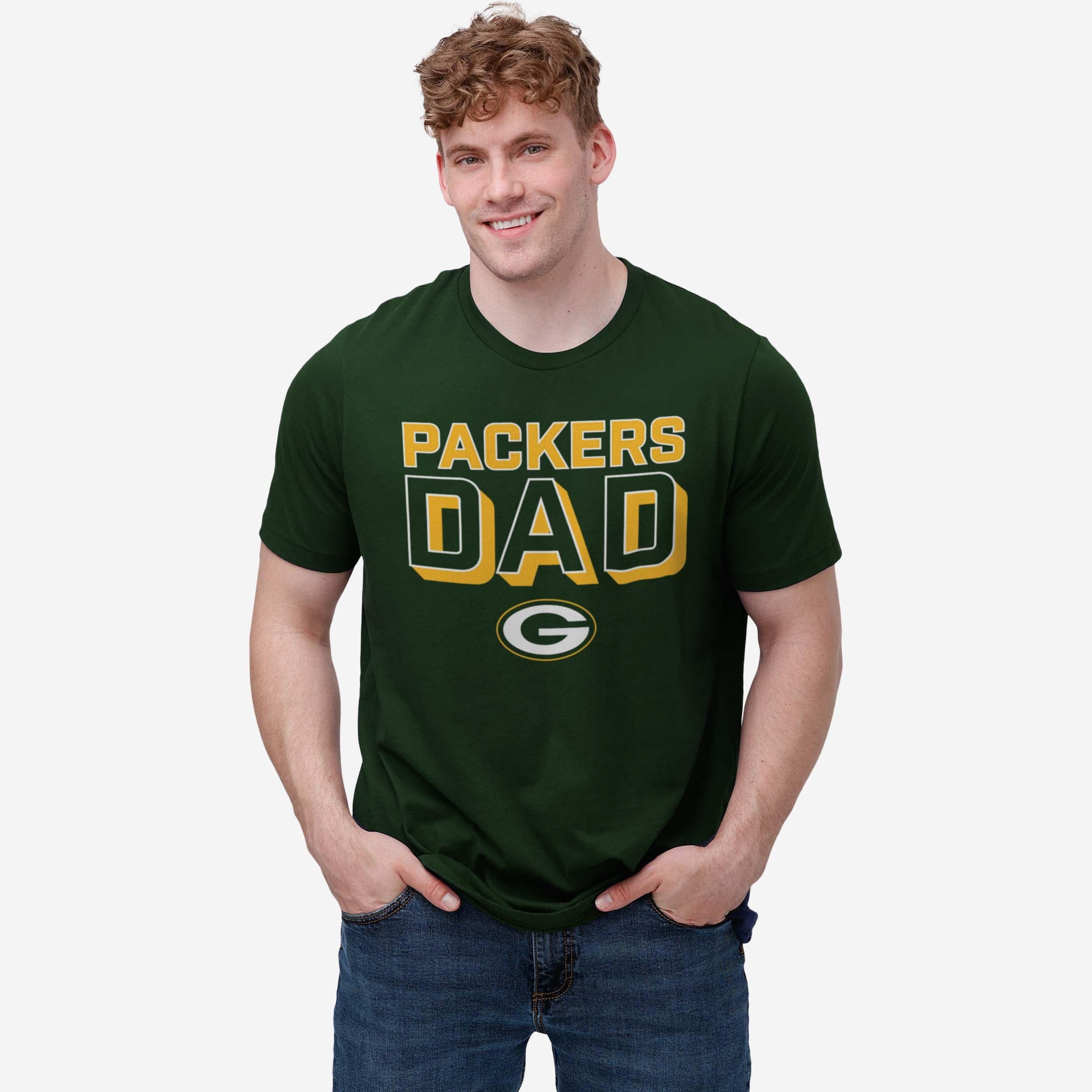 Green Bay Packers Team Dad T-Shirt - Image 2