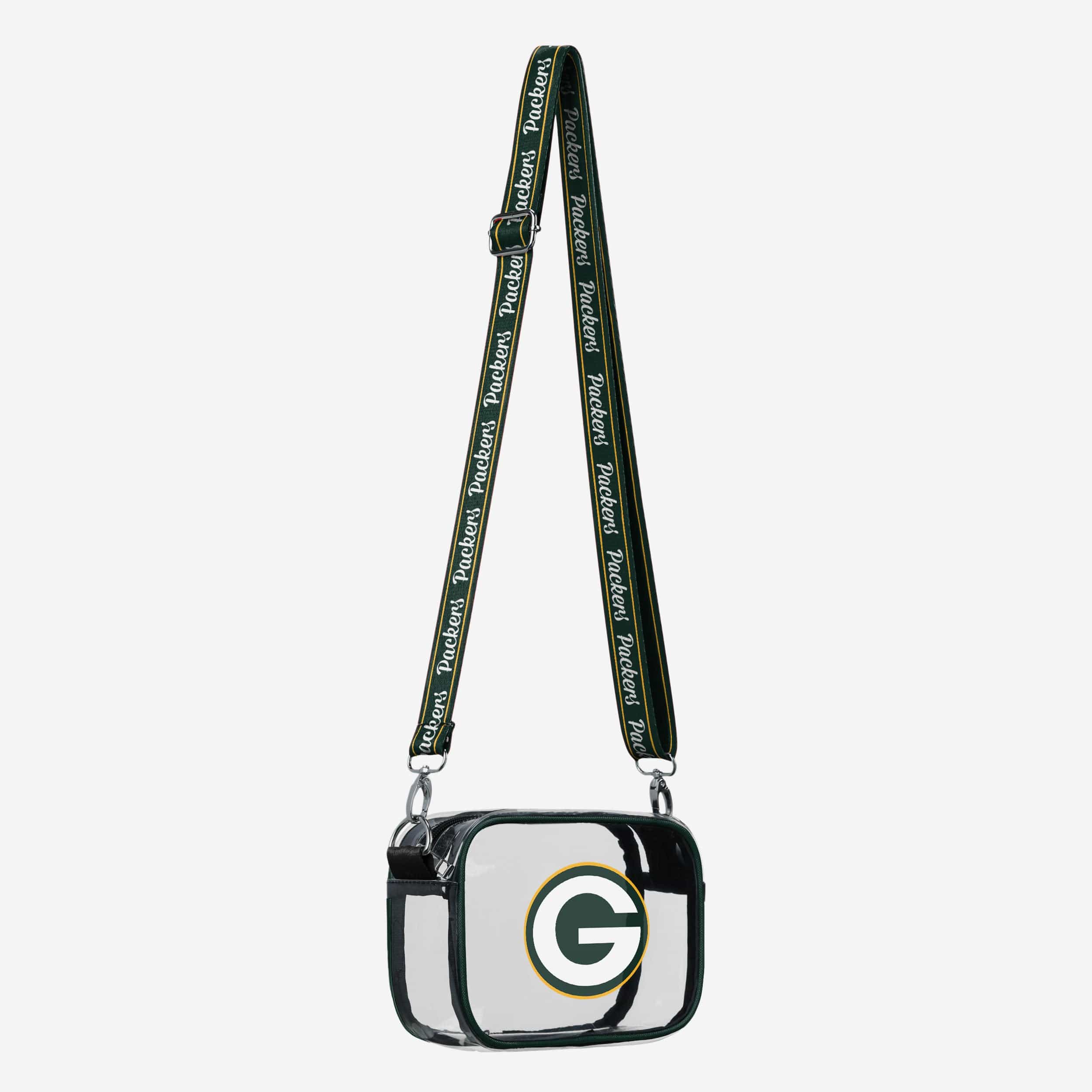 Green Bay Packers Team Stripe Clear Crossbody Bag - Image 2