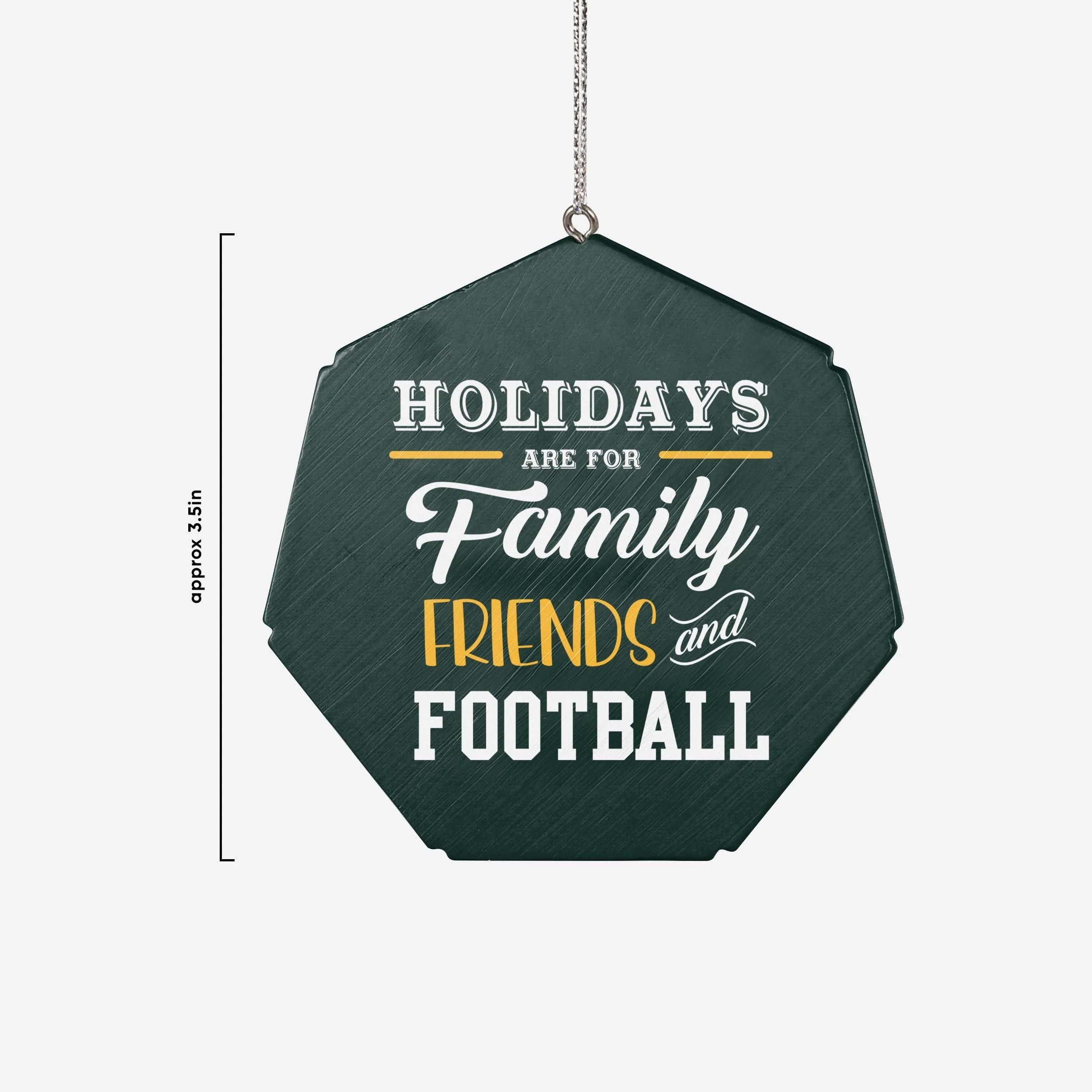 Green Bay Packers Team Wheel Ornament - Image 2