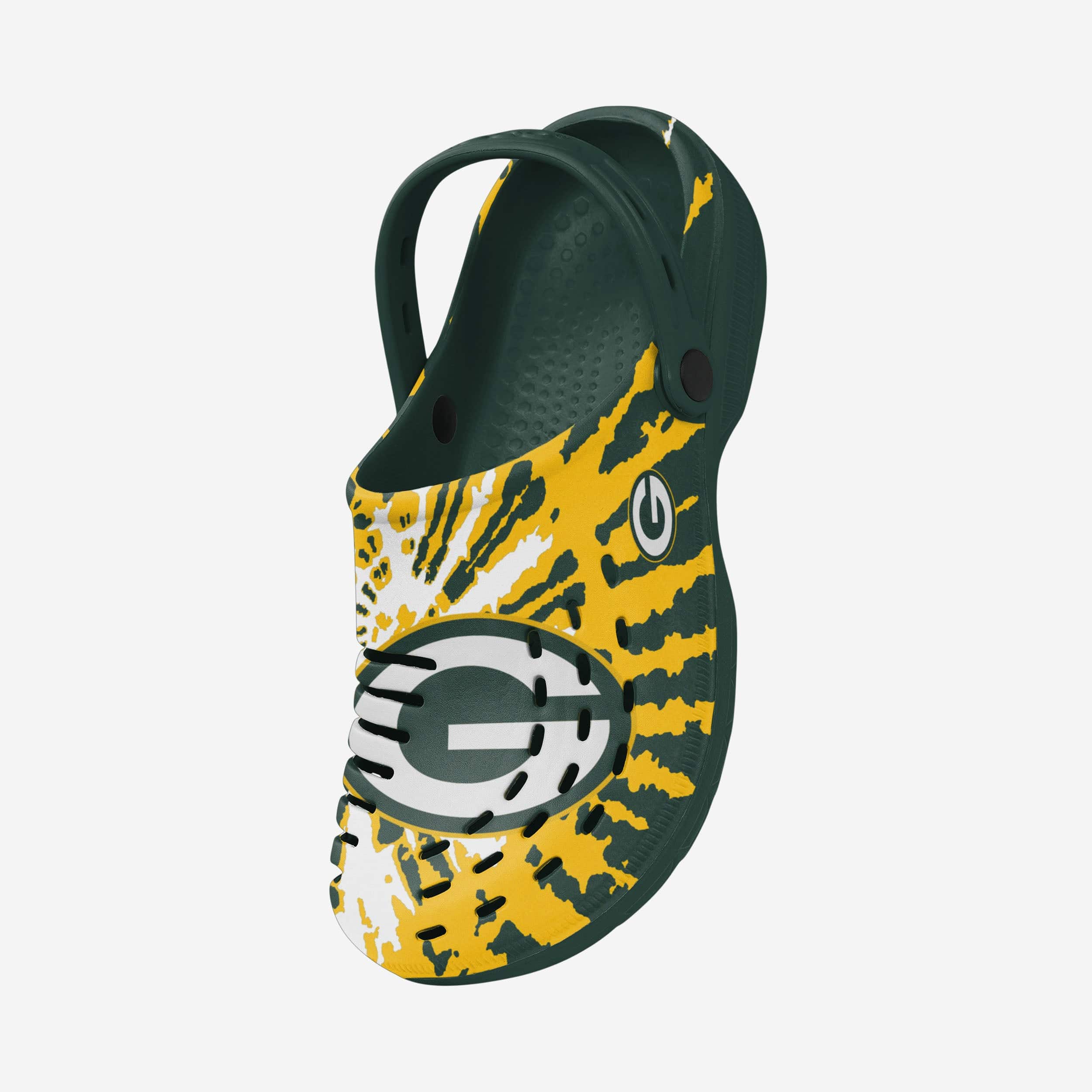 Green Bay Packers Tie-Dye Clog With Strap - Image 2