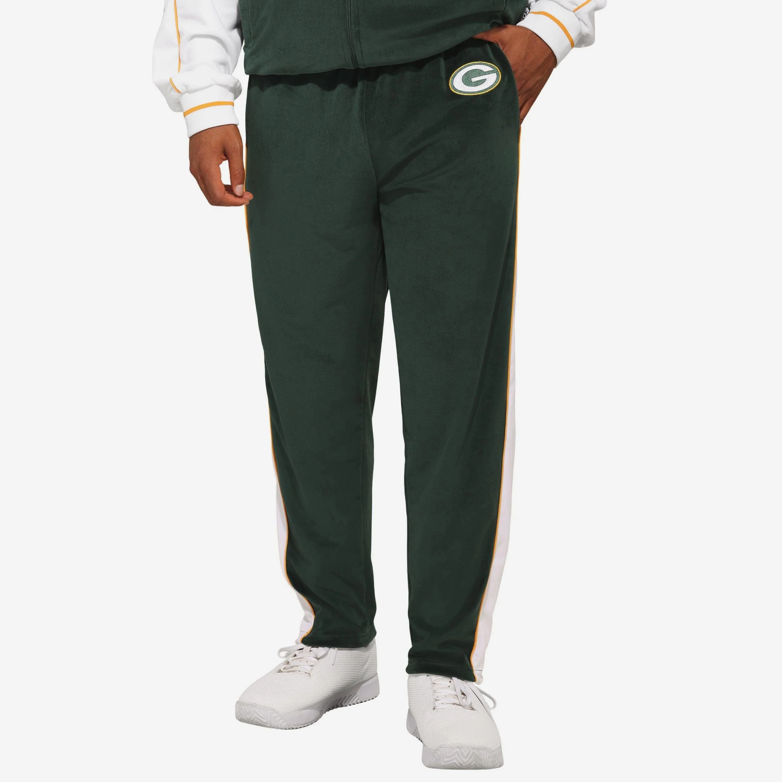 Green Bay Packers Two Tone Velour Pants