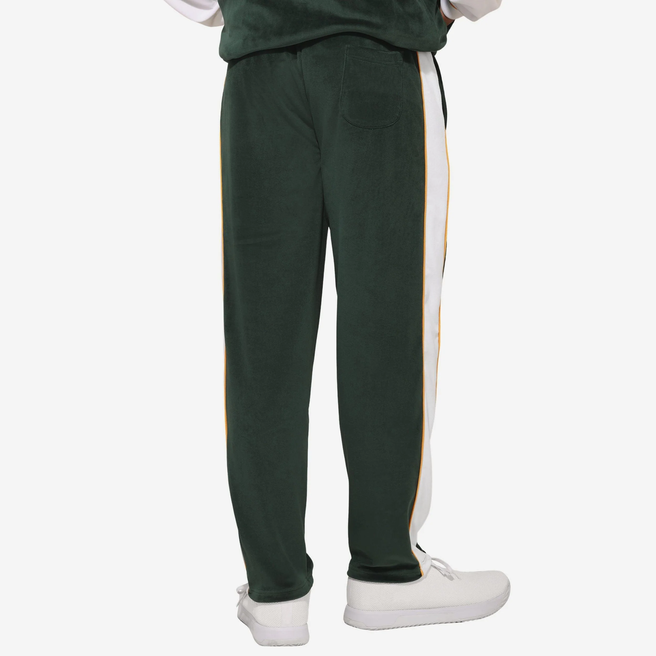 Green Bay Packers Two Tone Velour Pants - Image 2