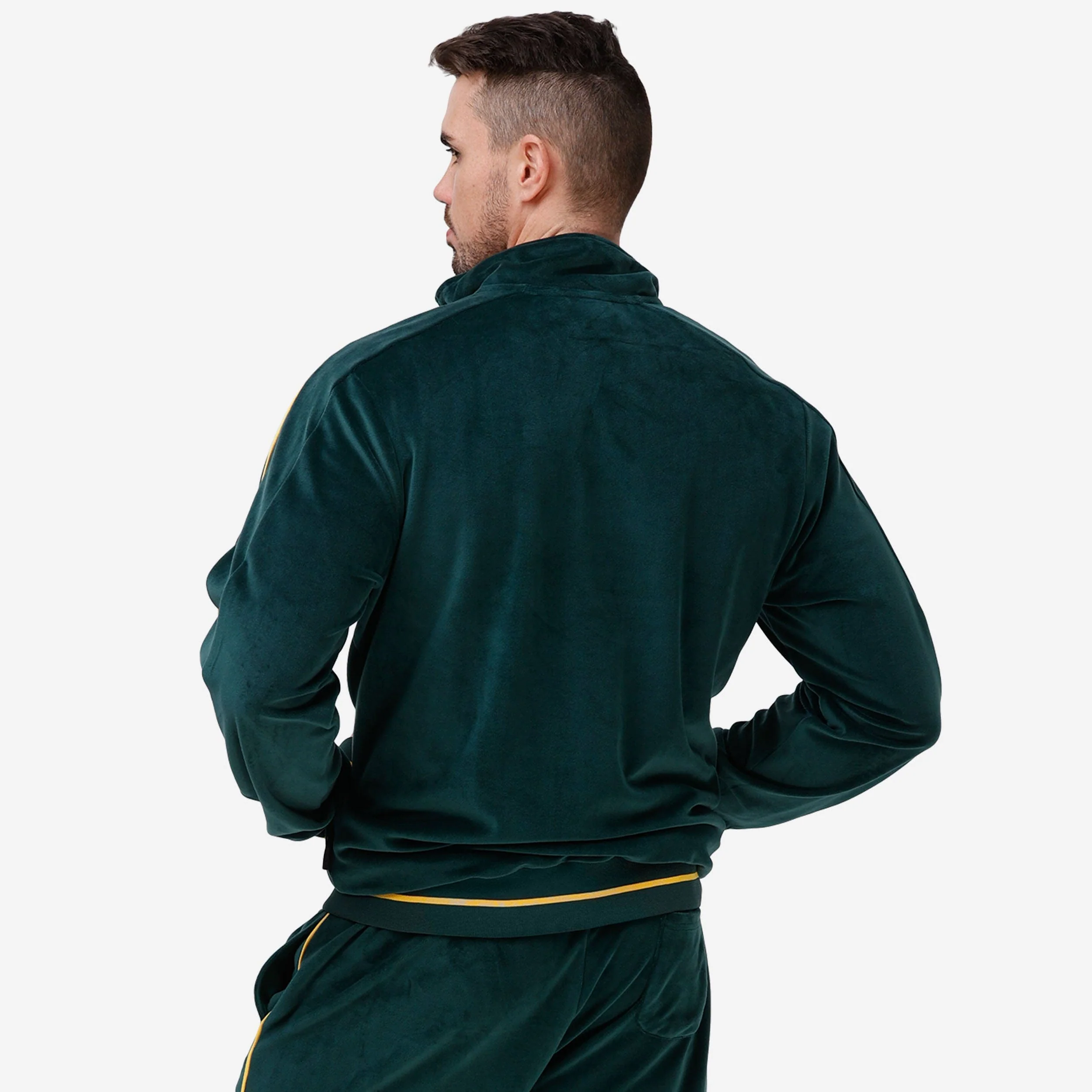 Green Bay Packers Velour Zip Up Top - Image 2