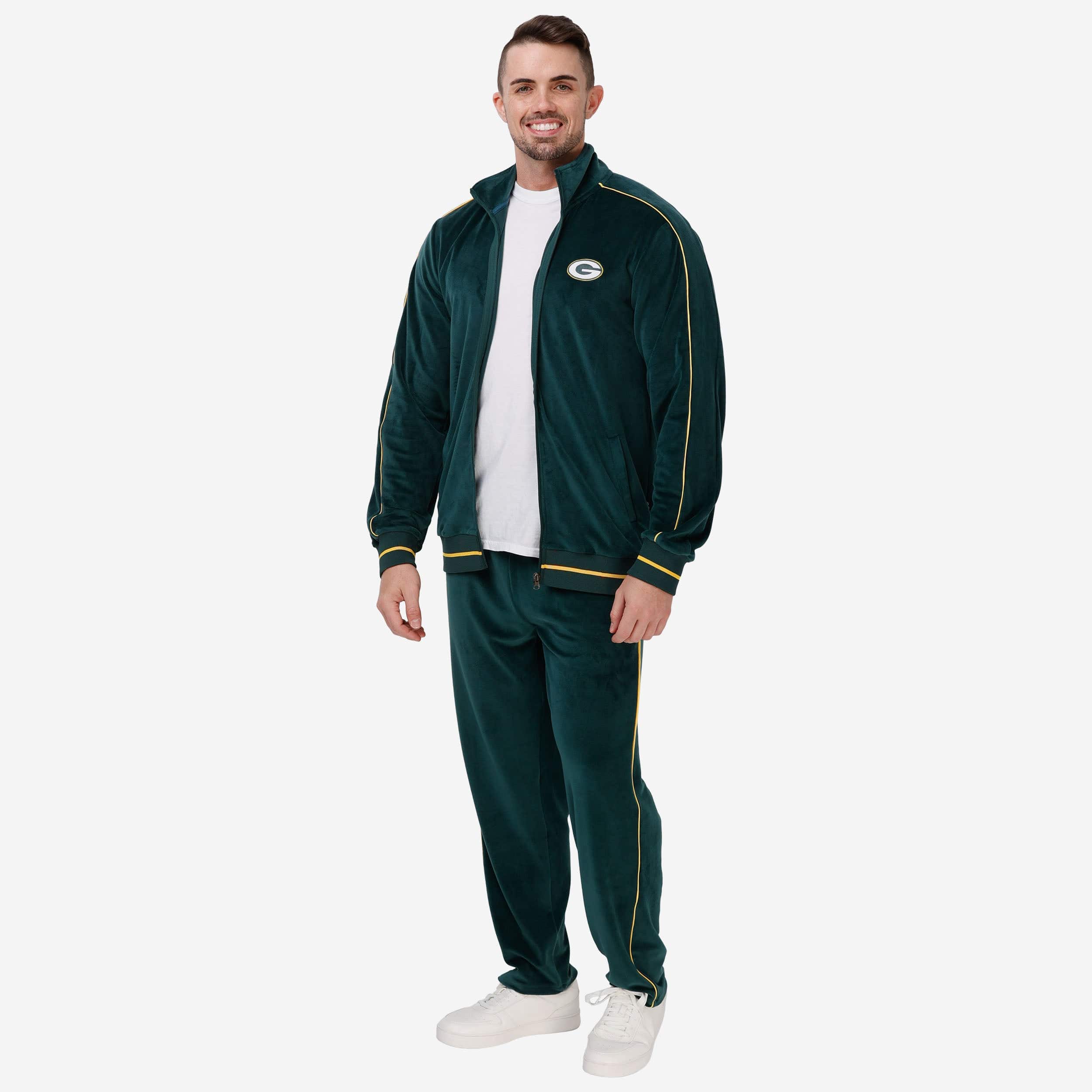 Green Bay Packers Velour Zip Up Top - Image 5