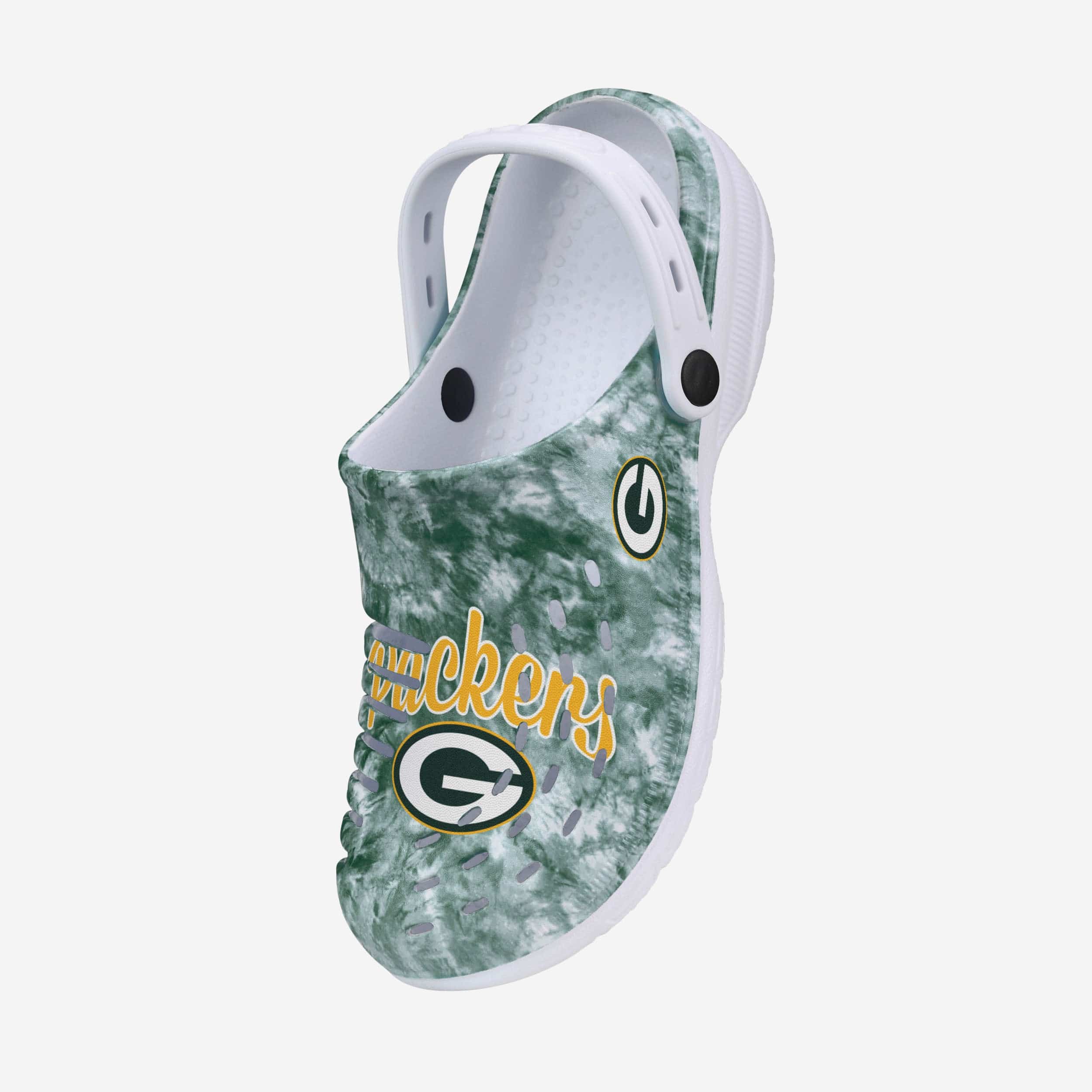 Green Bay Packers Womens Cloudie Clog With Strap - Image 2