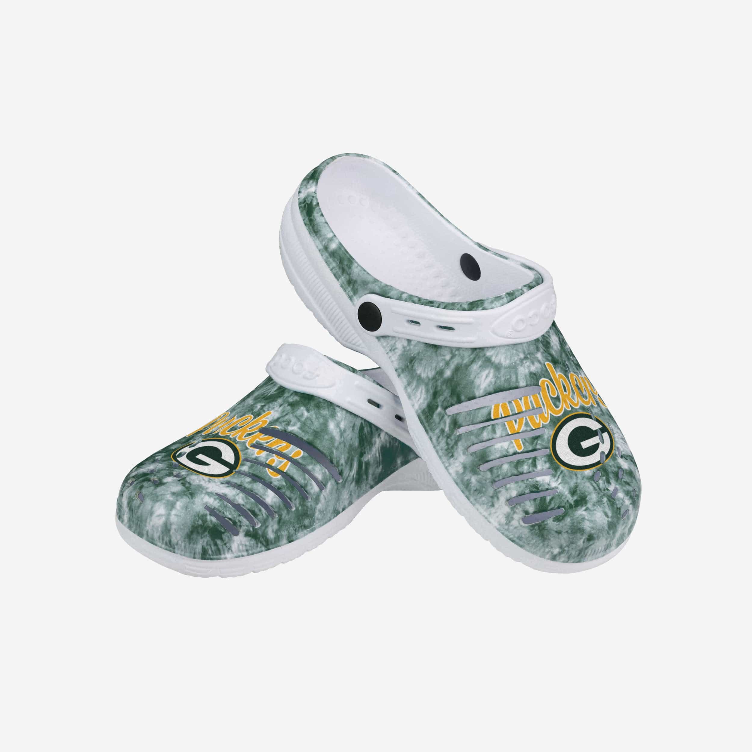 Green Bay Packers Womens Cloudie Clog With Strap - Image 3