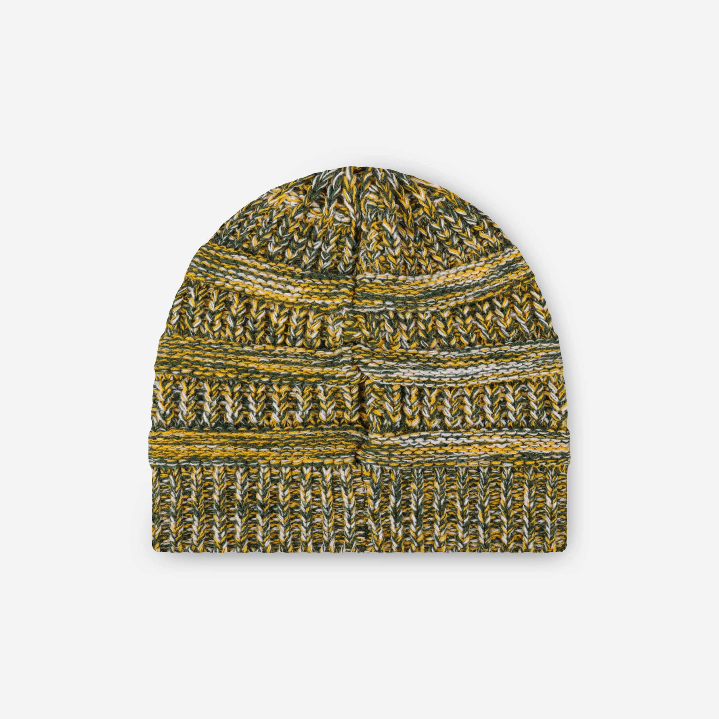 Green Bay Packers Womens Color Wave Ponytail Beanie - Image 2