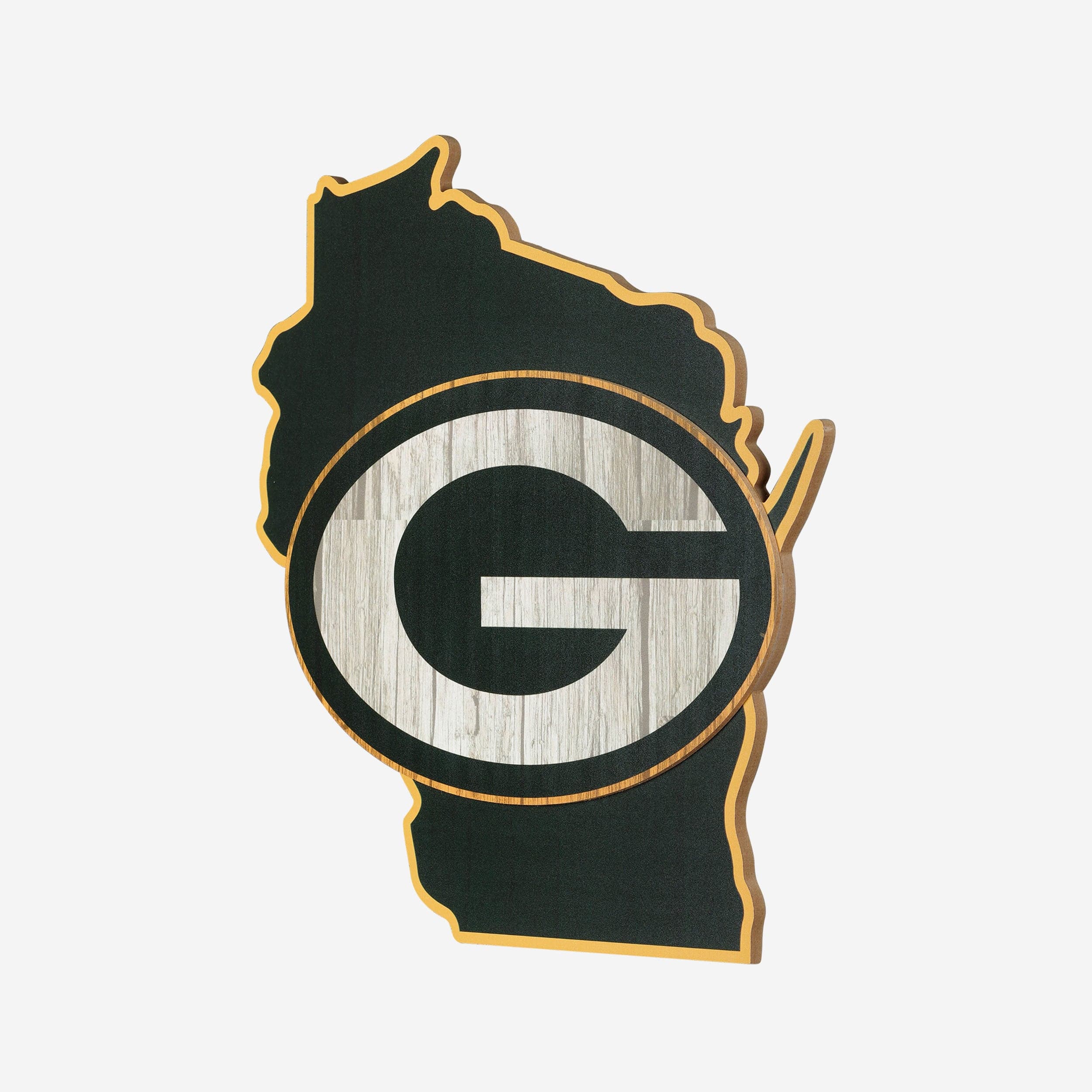 Green Bay Packers Wood State Sign - Image 2