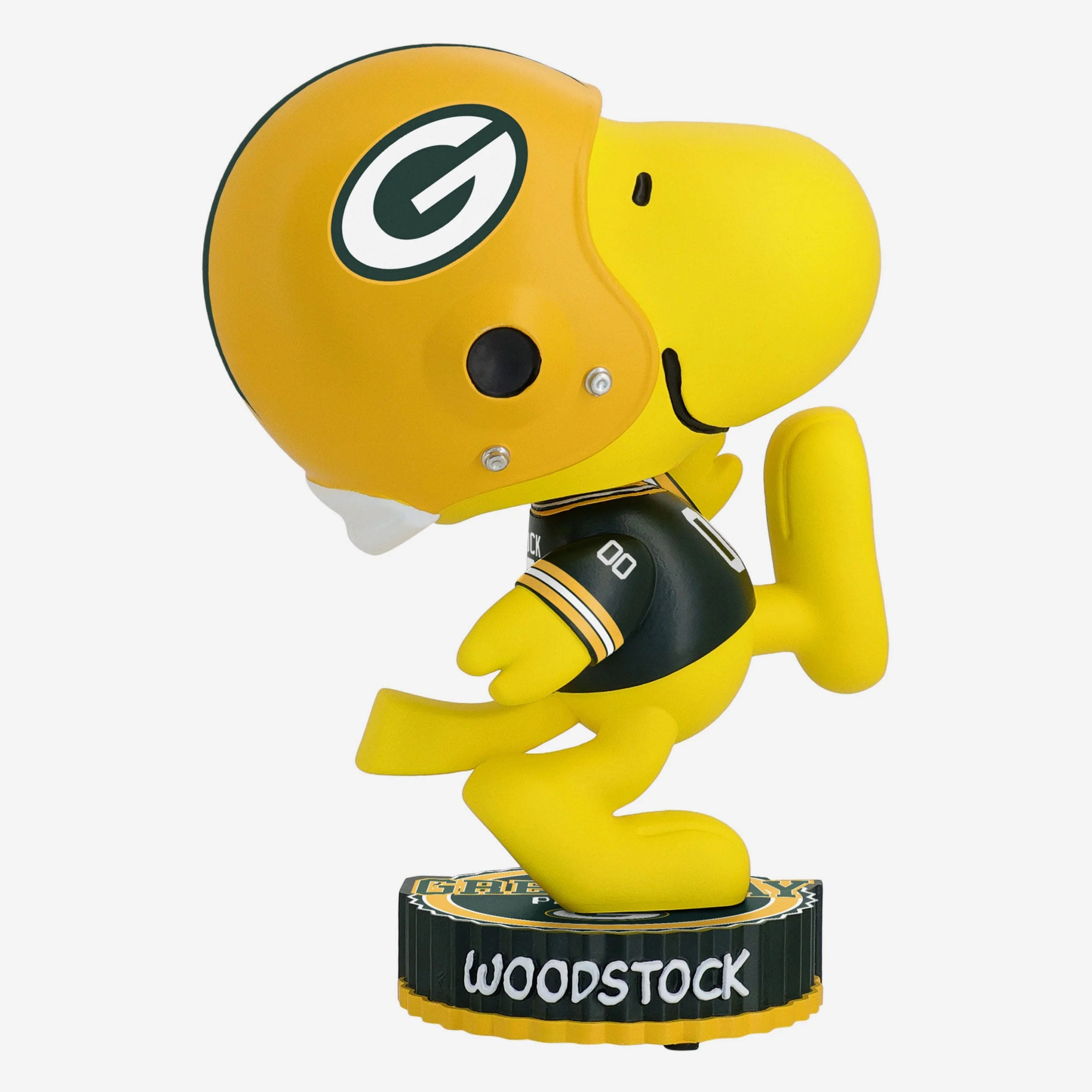 Green Bay Packers Woodstock Peanuts Bighead Bobblehead