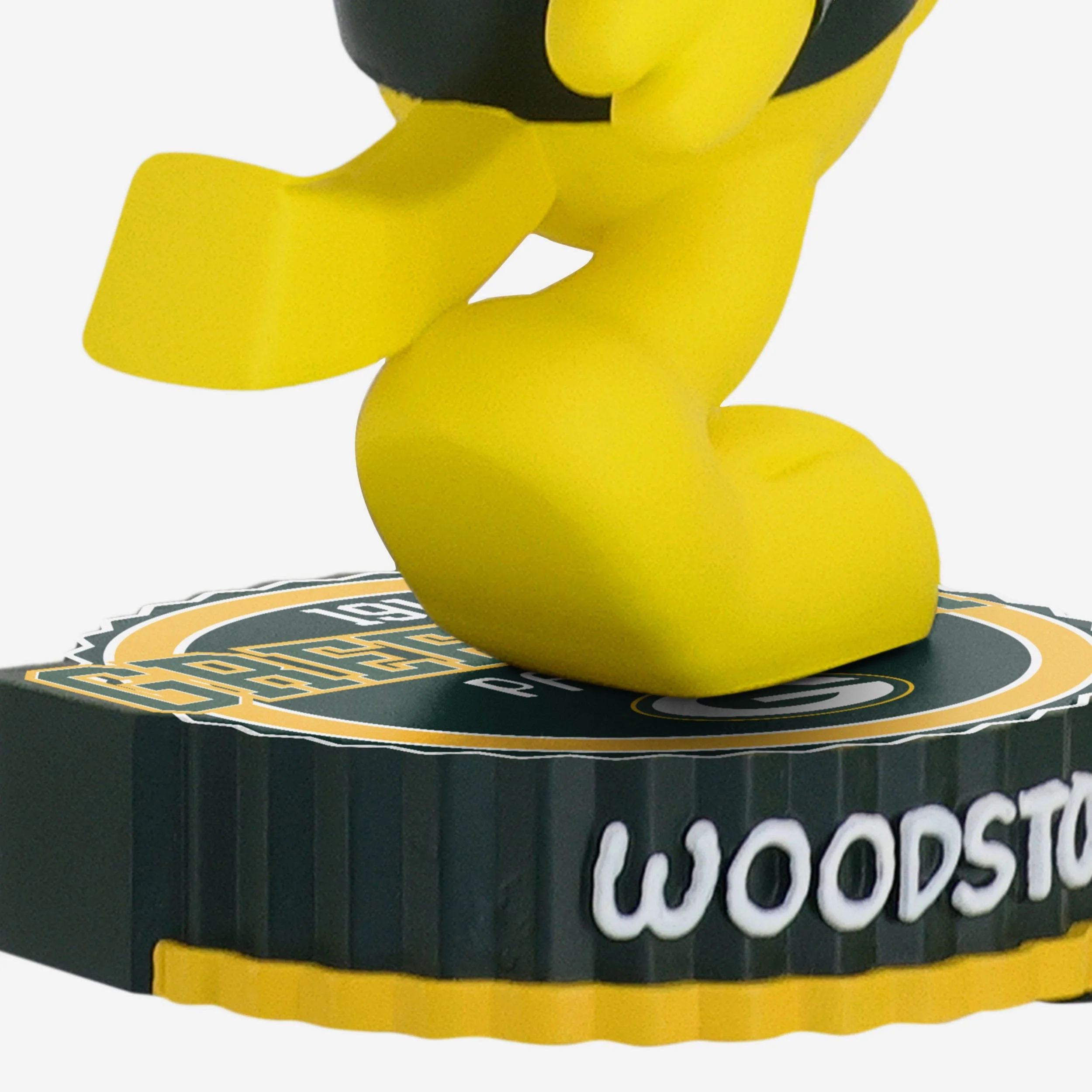 Green Bay Packers Woodstock Peanuts Bighead Bobblehead - Image 3