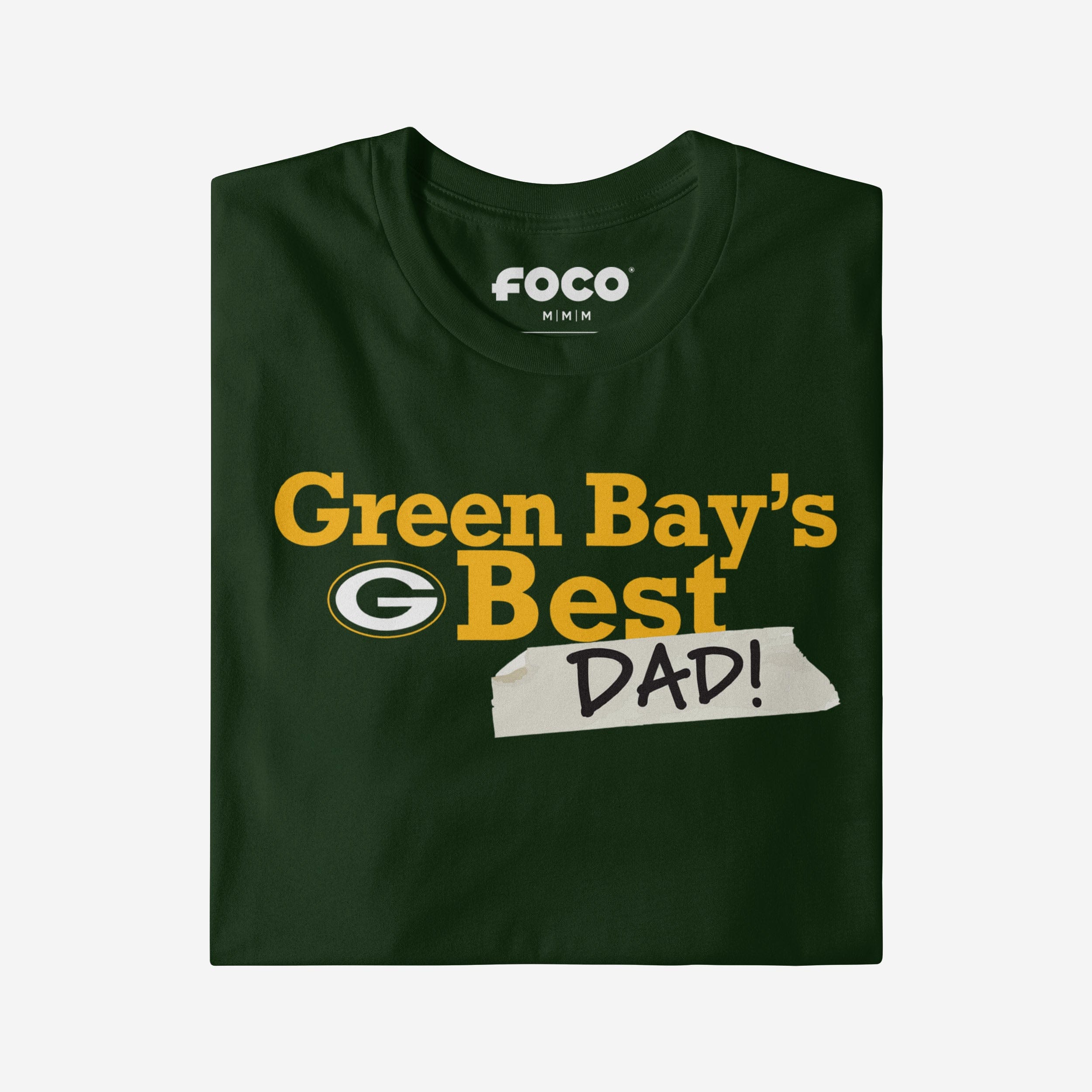 Green Bay Packers World's Best Dad T-Shirt - Image 3