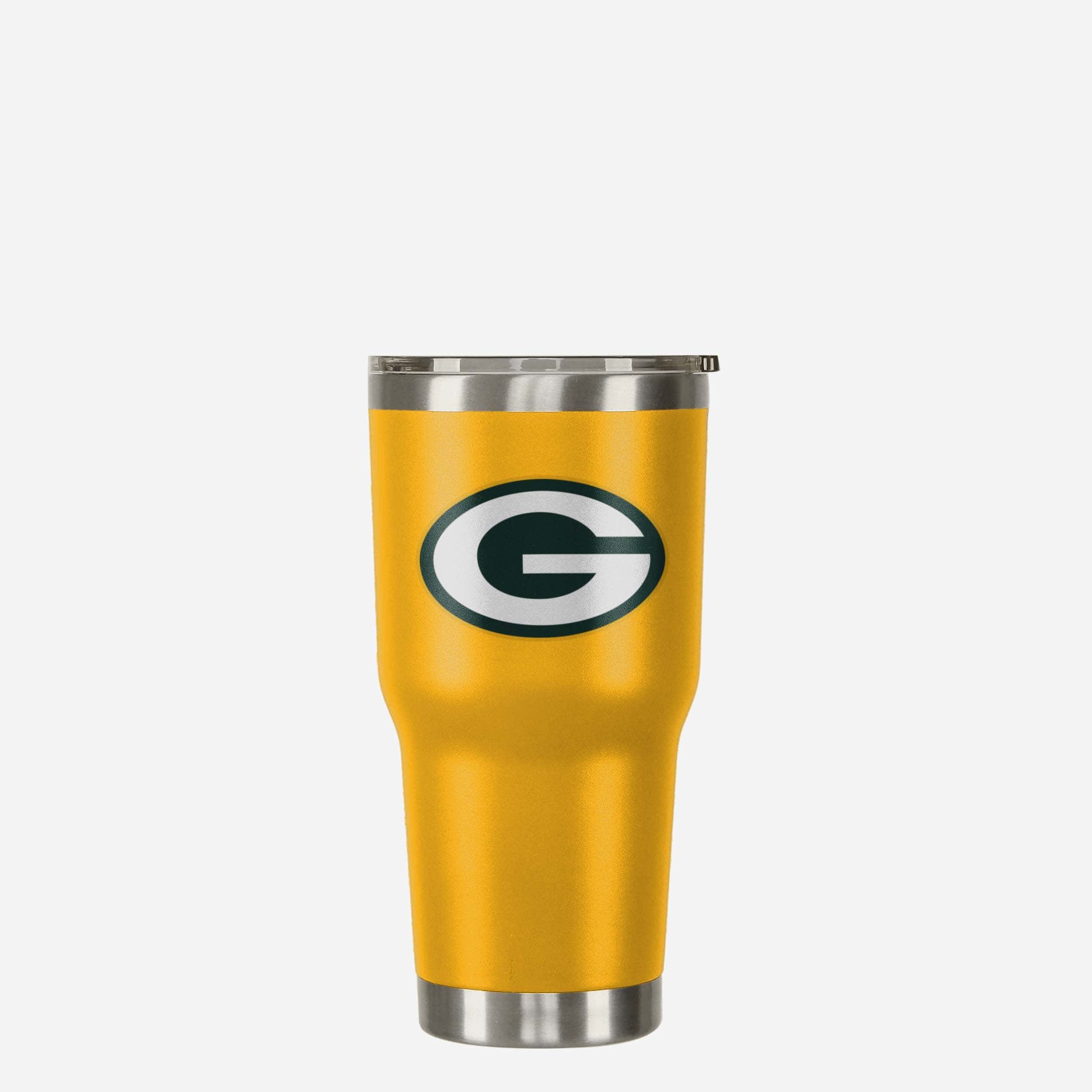 Green Bay Packers Yellow Team Logo 30 oz Tumbler