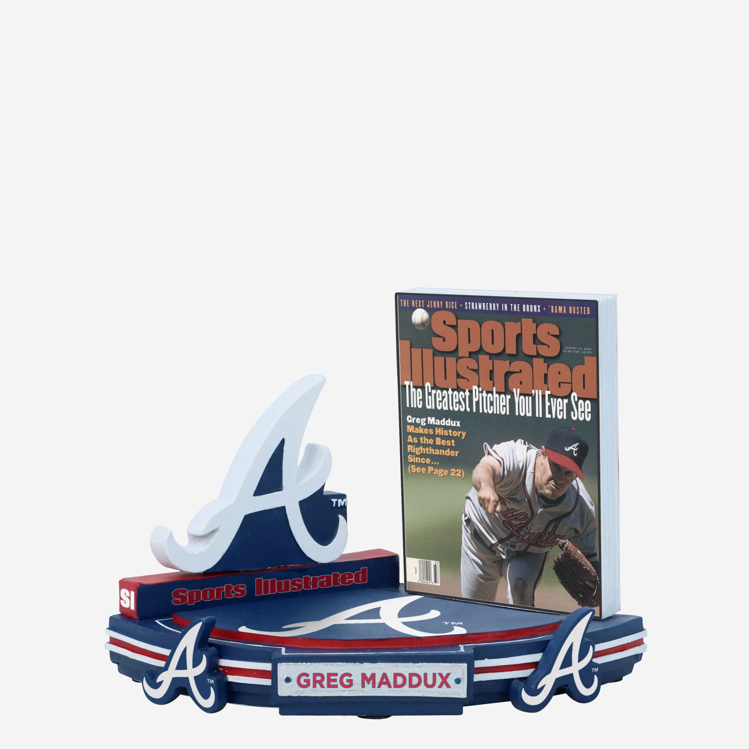 Greg Maddux Atlanta Braves Sports Illustrated Cover Bobblehead - Image 4