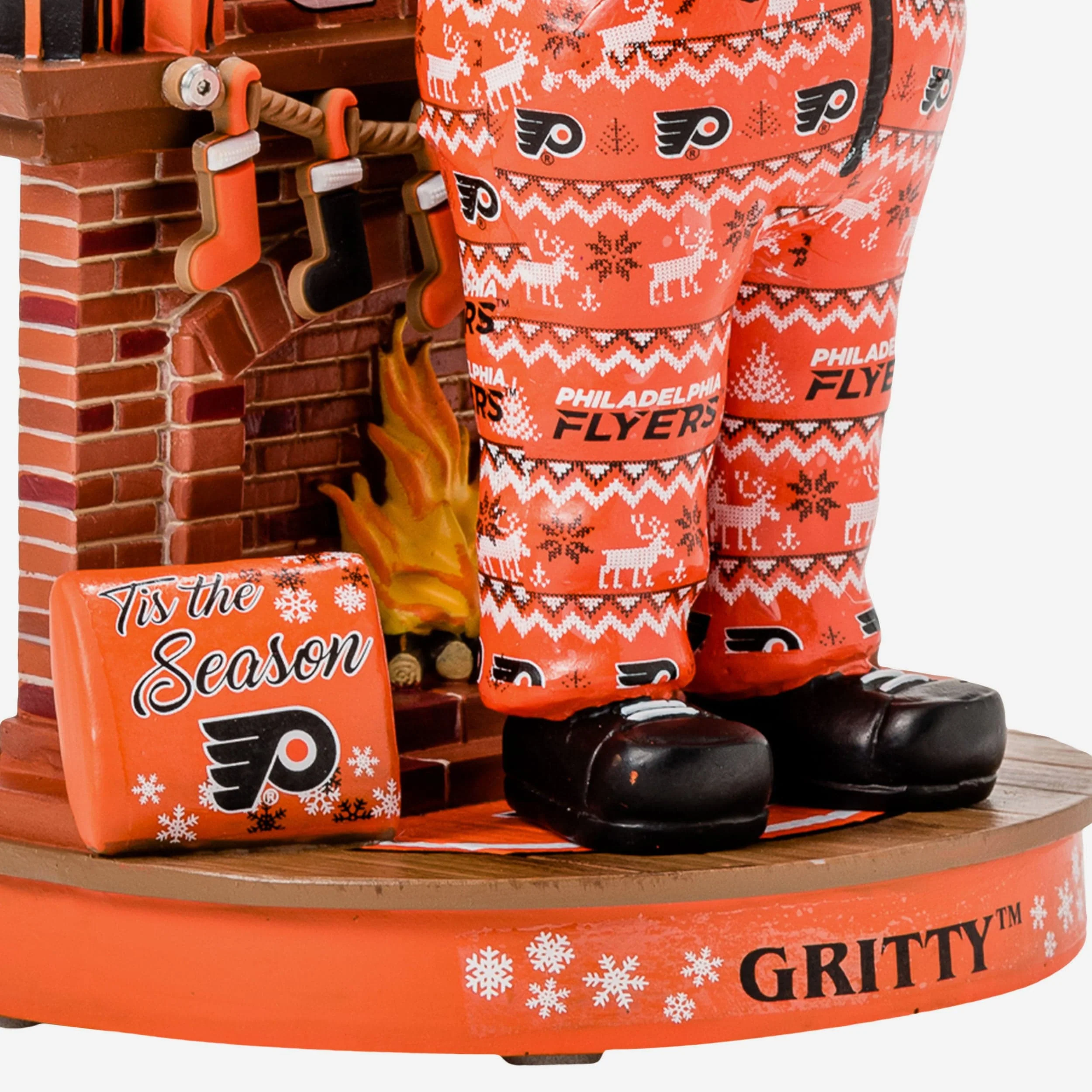 Gritty Philadelphia Flyers Holiday Mascot Bobblehead - Image 3