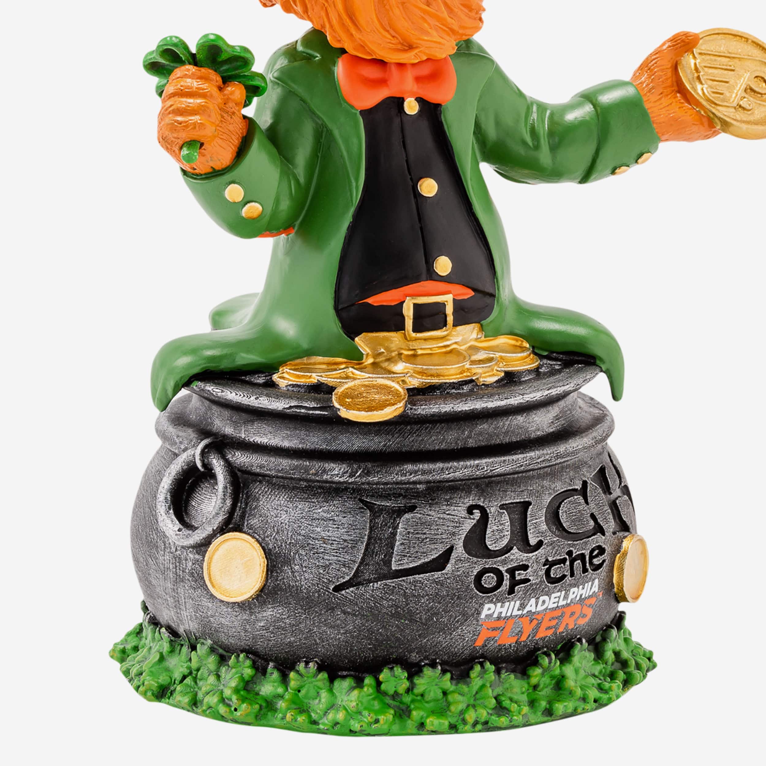 Gritty Philadelphia Flyers Saint Patricks Day Mascot Bobblehead - Image 3