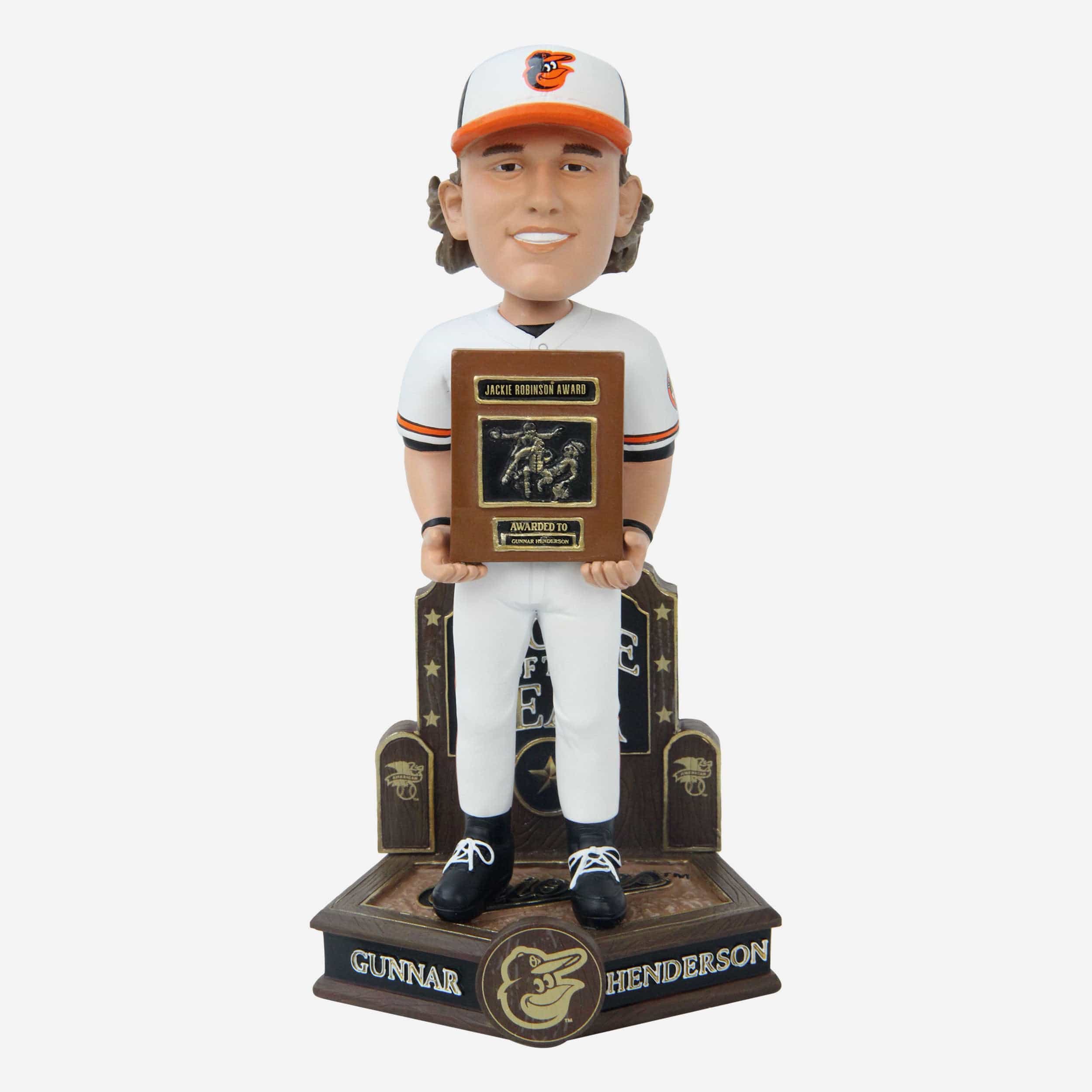 Gunnar Henderson Baltimore Orioles 2023 AL Rookie of the Year Bobblehead