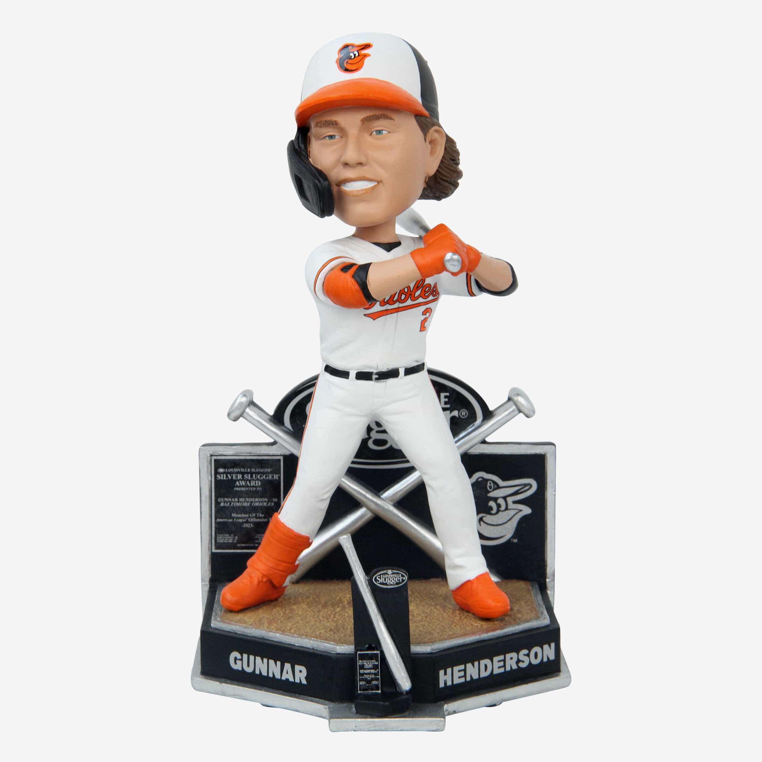 Gunnar Henderson Baltimore Orioles 2023 Silver Slugger Bobblehead