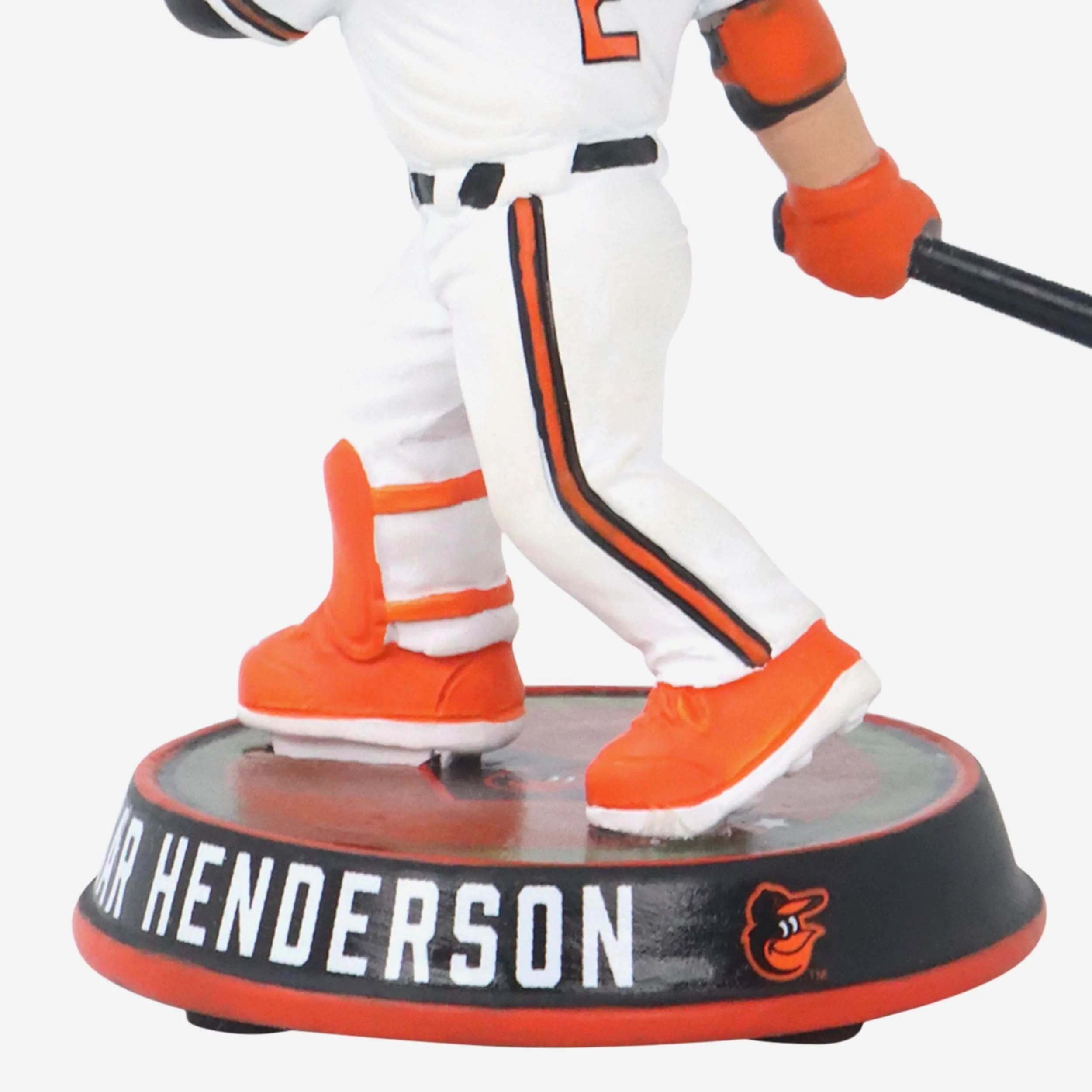 Gunnar Henderson Baltimore Orioles Field Stripe Mini Bighead Bobblehead - Image 3