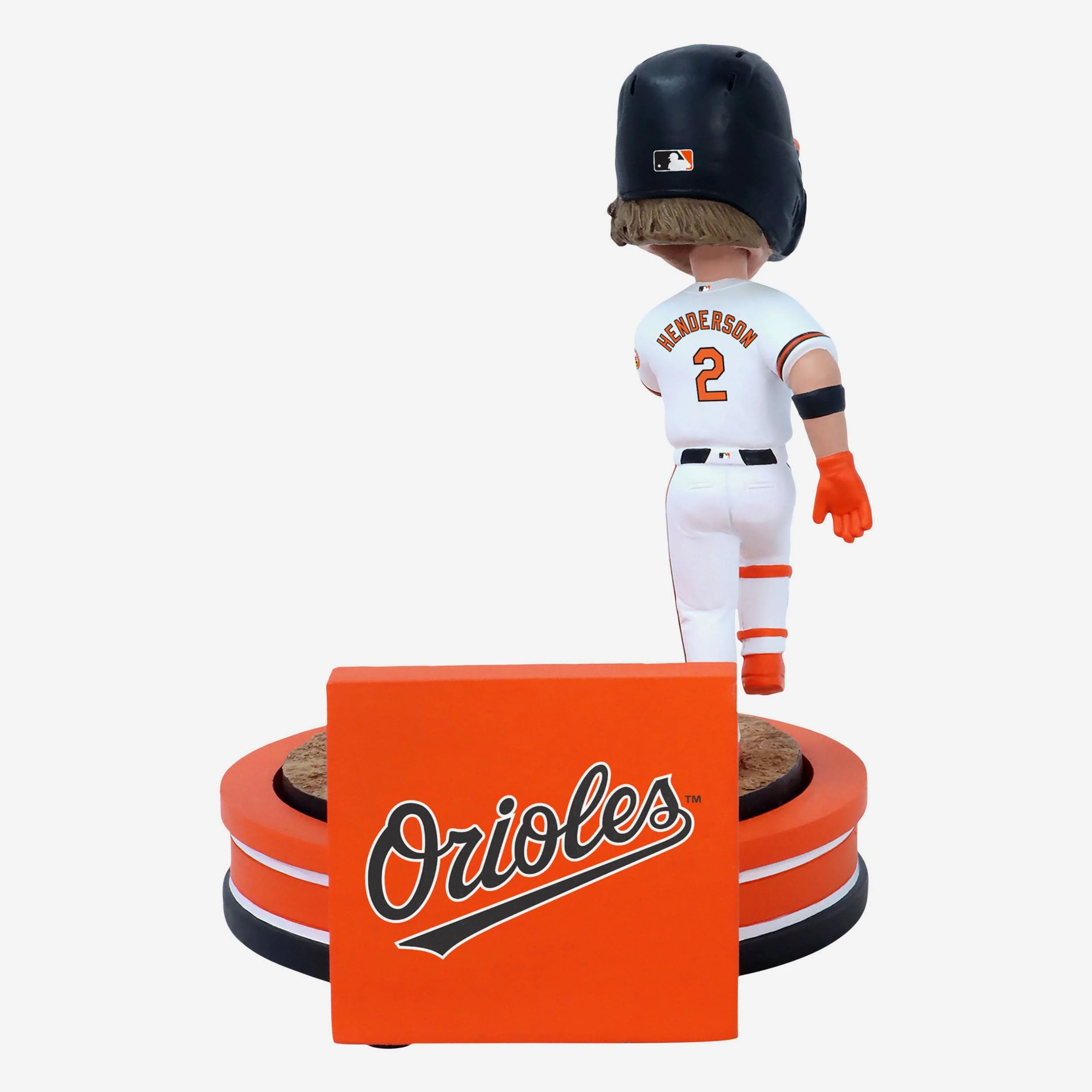 Gunnar Henderson Baltimore Orioles Home Run Spinner Mini Bobblehead Scene - Image 6