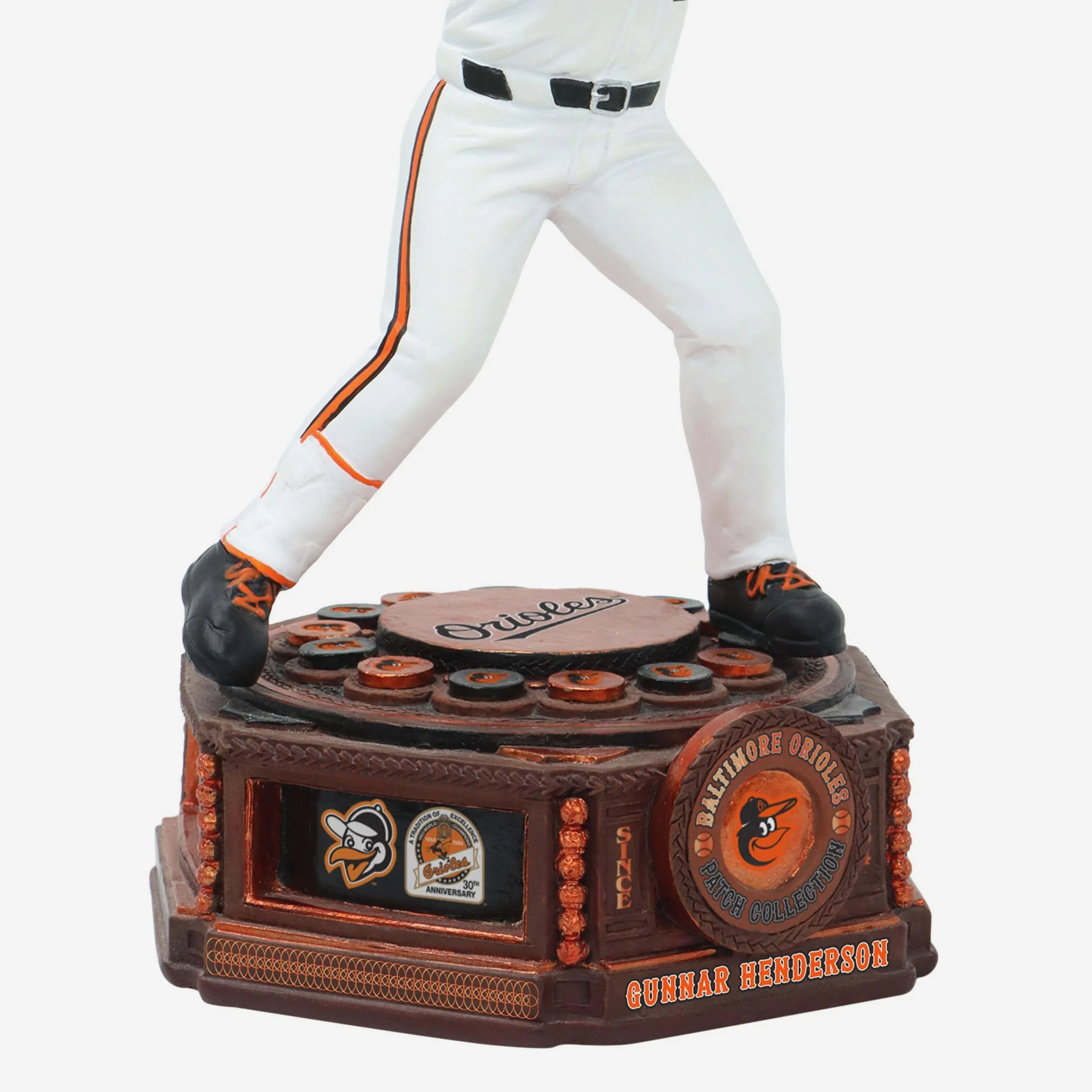 Gunnar Henderson Baltimore Orioles Patch Collection Bobblehead - Image 3