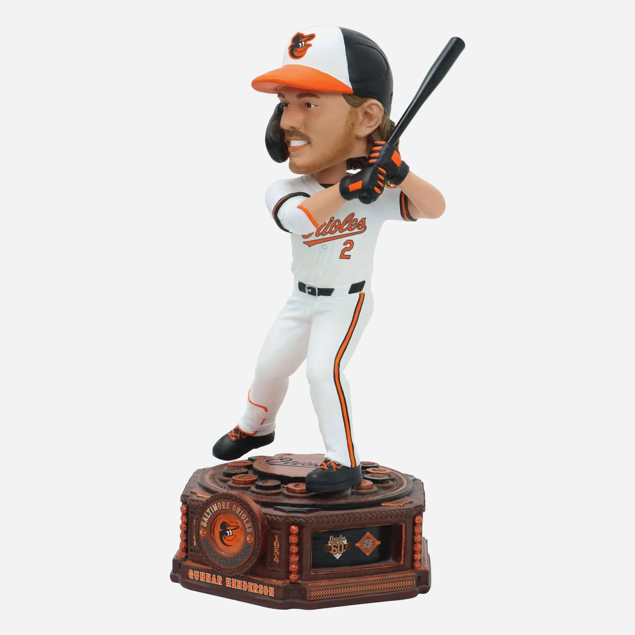 Gunnar Henderson Baltimore Orioles Patch Collection Bobblehead - Image 4