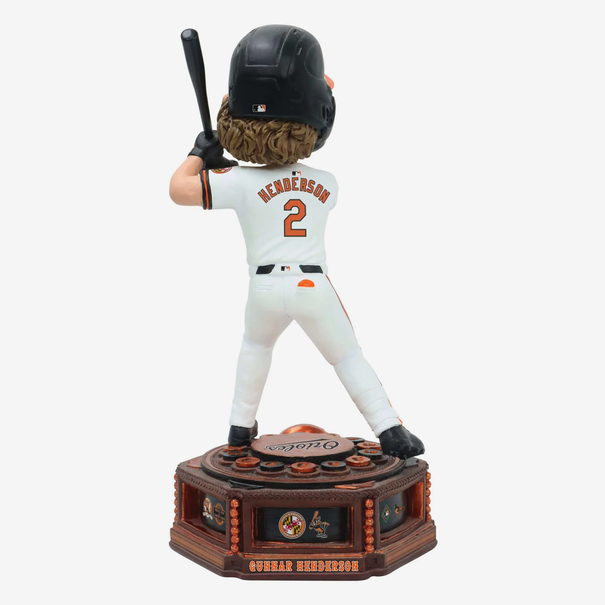 Gunnar Henderson Baltimore Orioles Patch Collection Bobblehead - Image 5