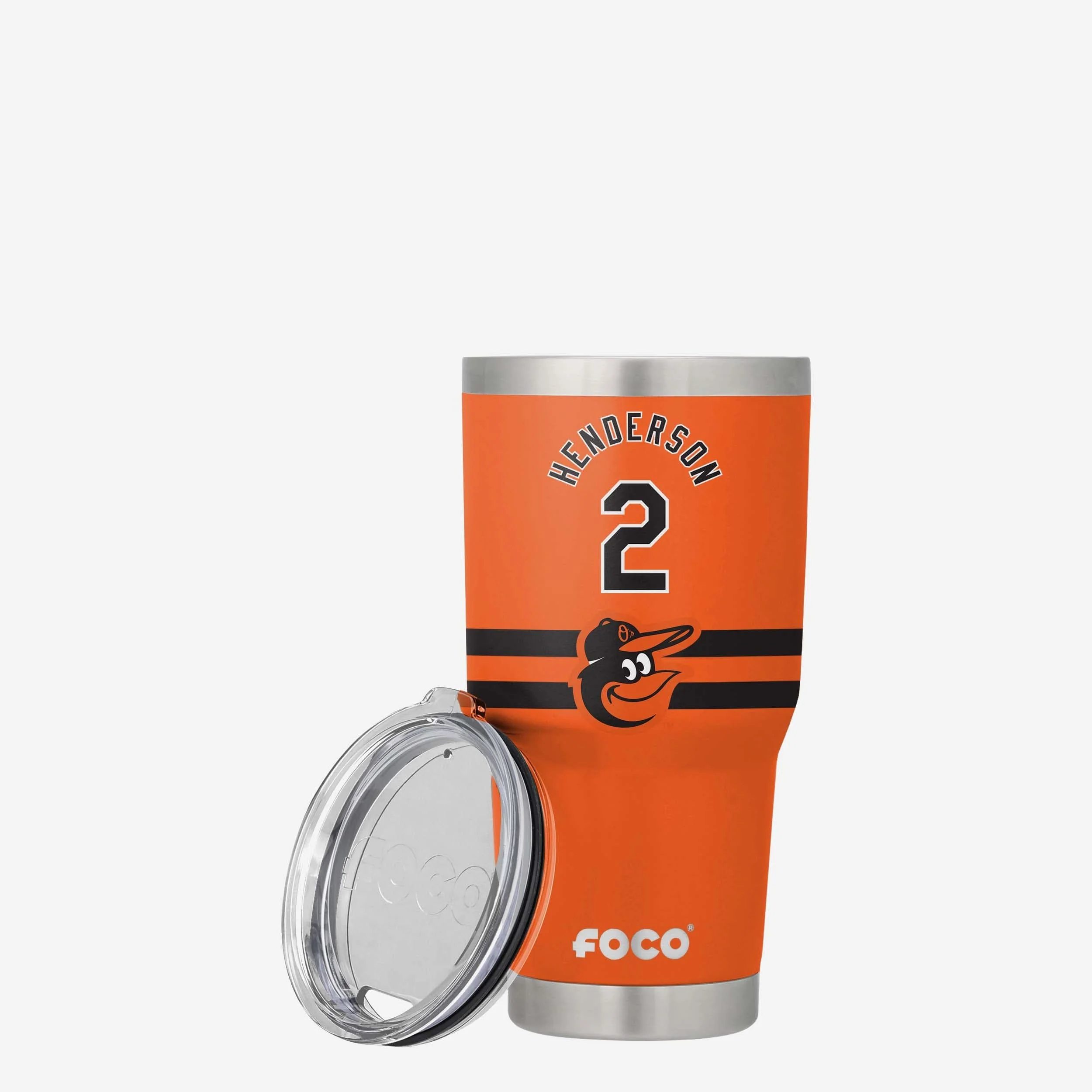 Gunnar Henderson Baltimore Orioles Team Logo 30 oz Player Tumbler - Image 3