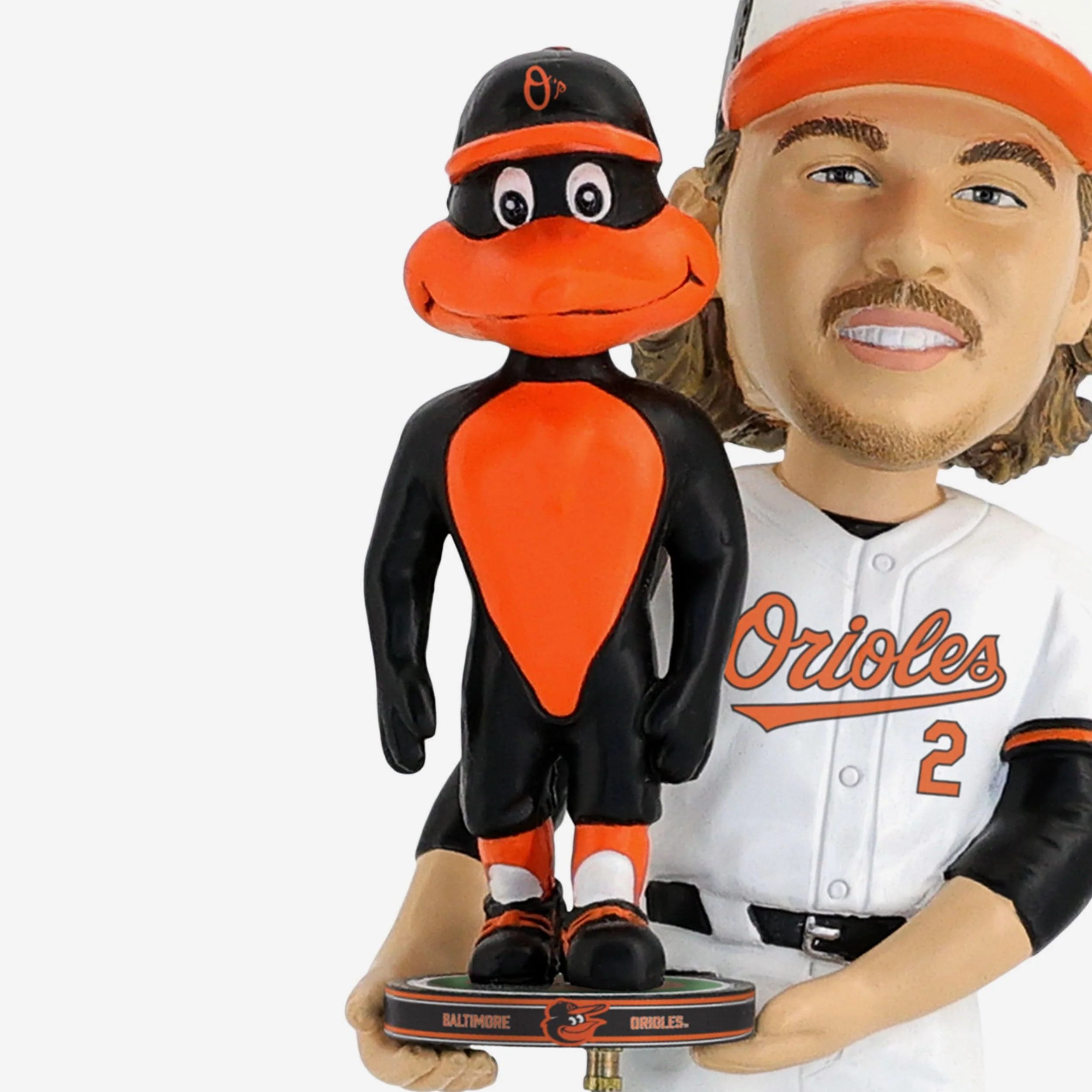 Gunnar Henderson & The Oriole Bird Baltimore Orioles Bobble Dubblz Friendz Bobblehead - Image 4